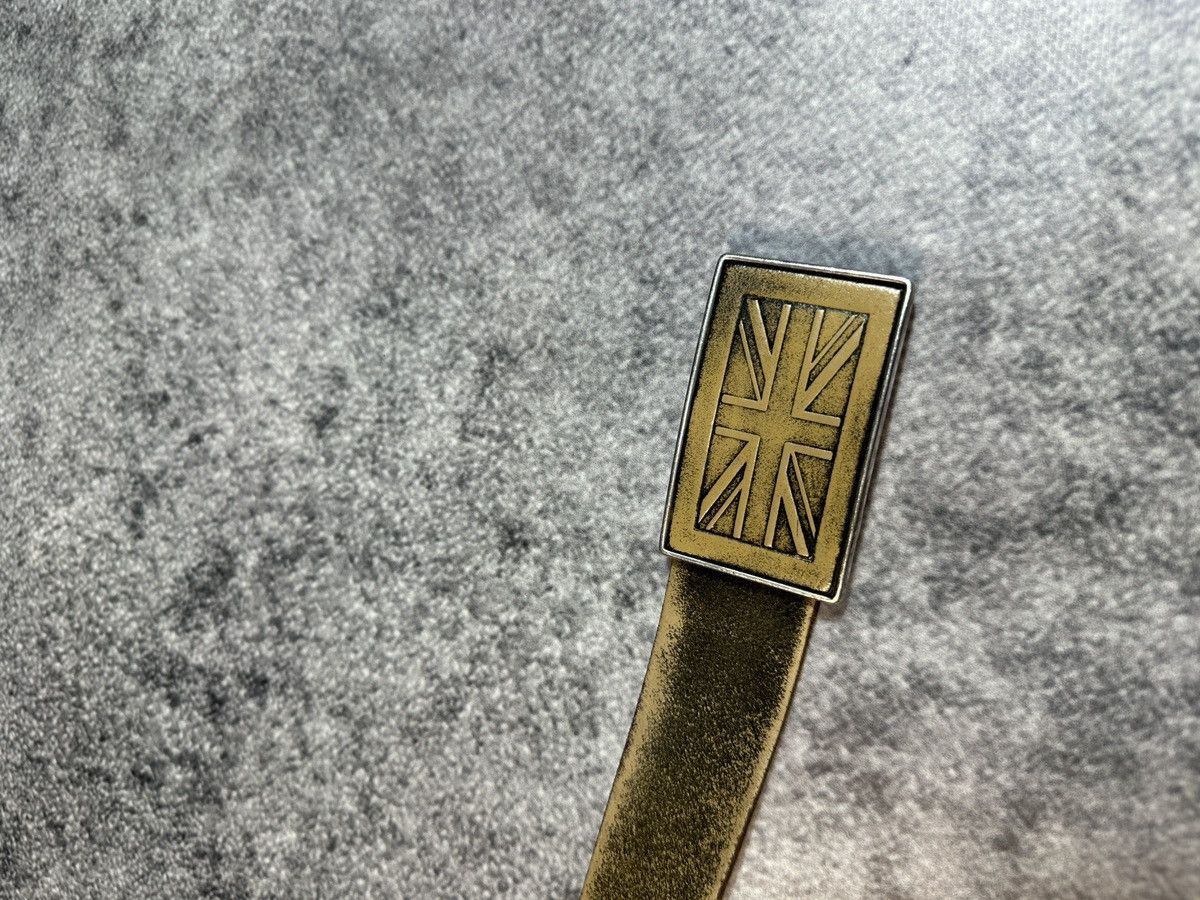 Leather Y2K British Logo Belts Rare Casual Streetwear Style Vintage Size ONE SIZE - 2 Thumbnail