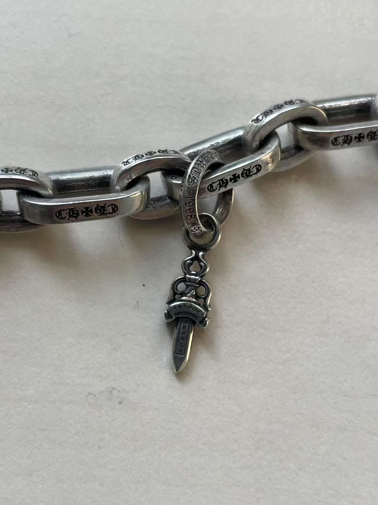 Chrome Hearts Chrome Hearts Multi Element Drop Paperchain Bracelet Size ONE SIZE - 14 Thumbnail