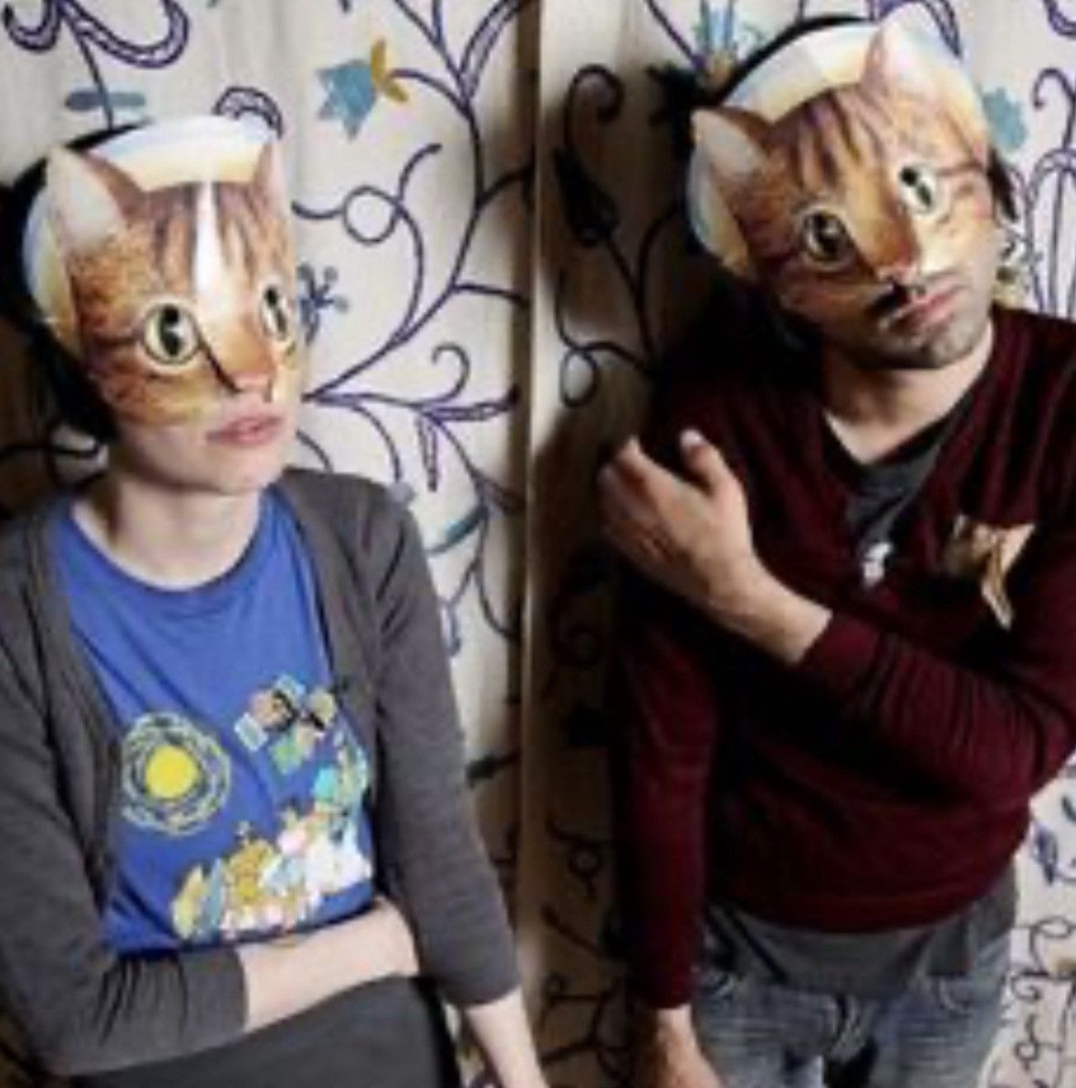 Band Tees Crystal Castles Cat Masks Size ONE SIZE - 16 Thumbnail