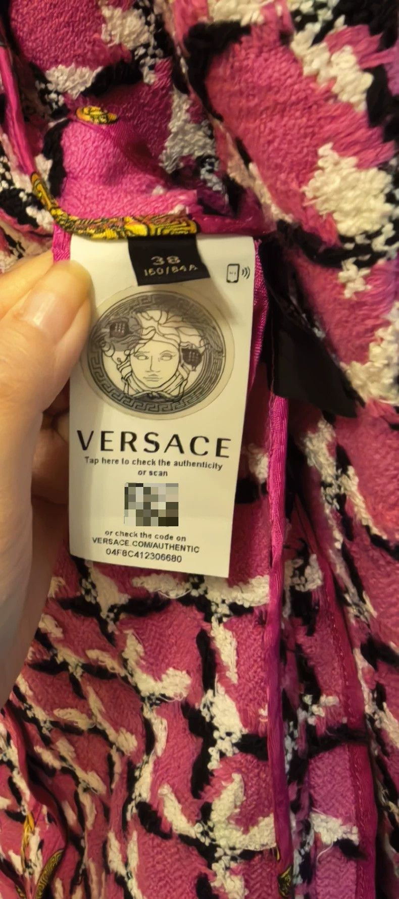 Versace Versace Tweed short coat Size S / US 4 / IT 40 - 3 Thumbnail