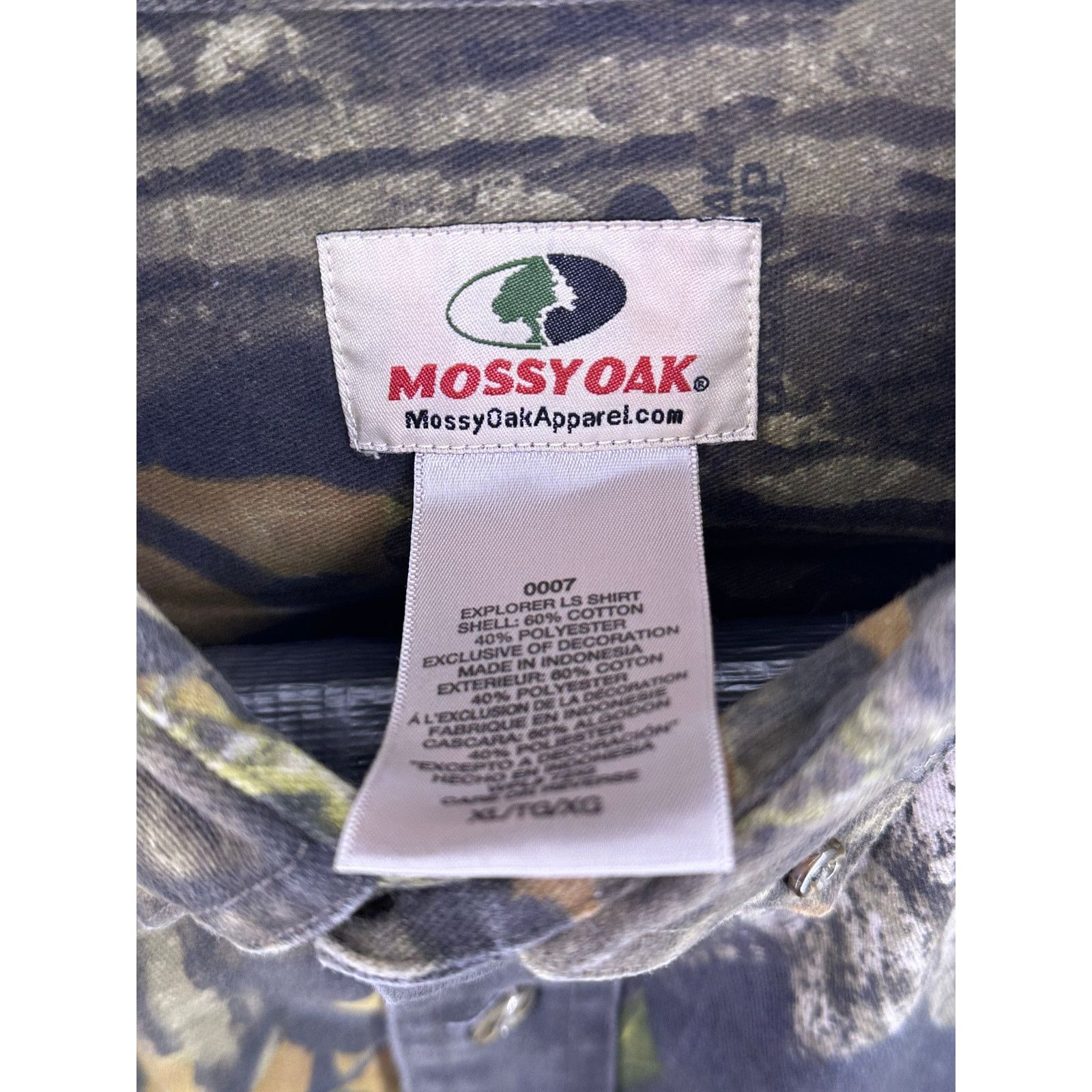 Mossy Oaks Mossy Oak Tree and Leaves Camo Thick Button Down Size XL Size US XL / EU 56 / 4 - 5 Thumbnail