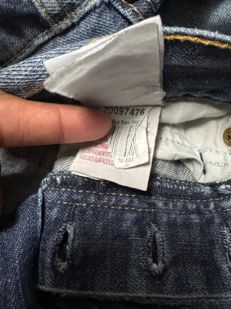 JACKROSE Vintage Japanese Sick Faded Distressed Straight Denim Jeans Size US 32 / EU 48 - 13 Thumbnail