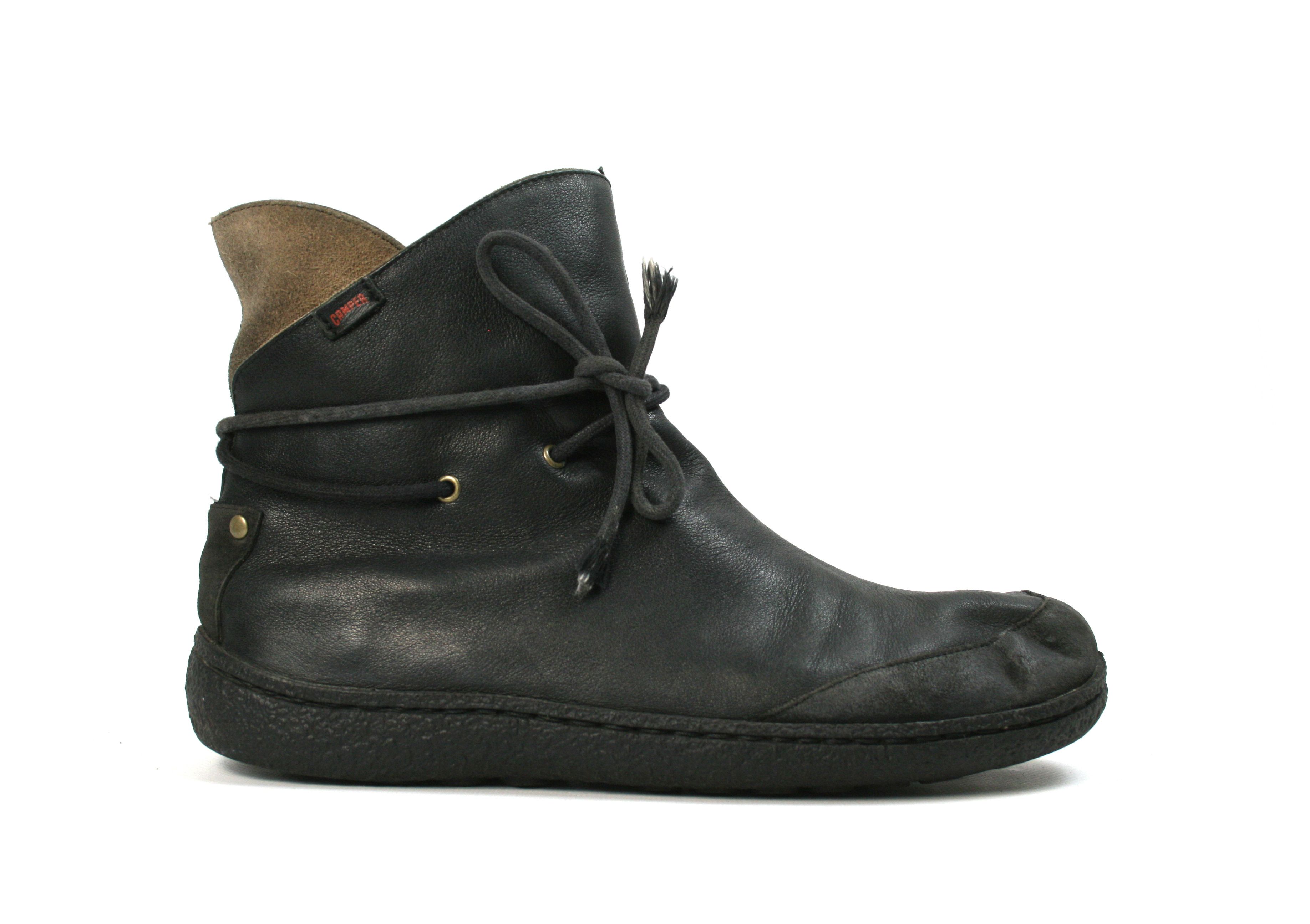 Camper 00S Goblin Grunge Leather Low Boots Vintage Size US 10 / IT 40 - 2 Thumbnail
