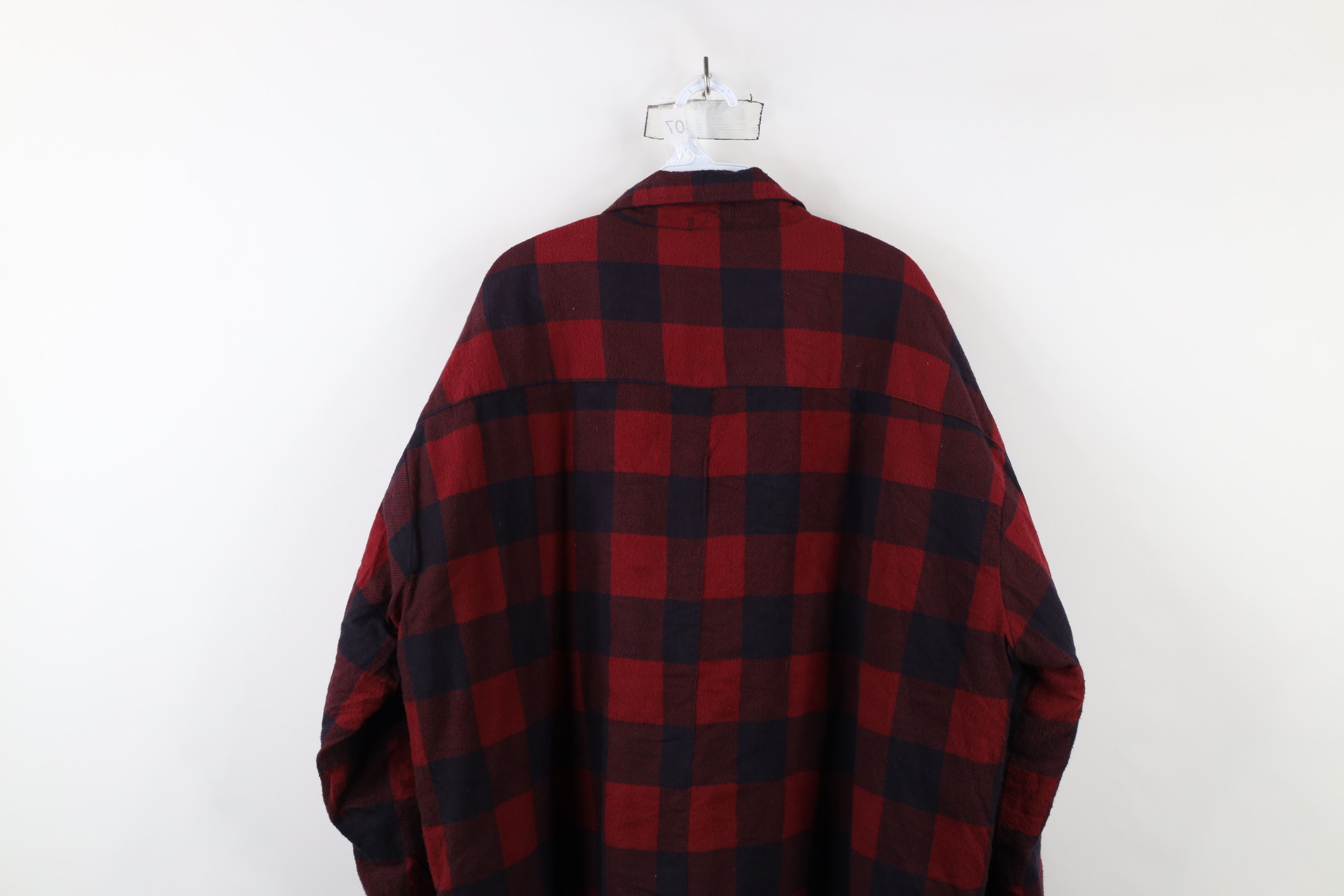 Vintage Vintage 90s Streetwear Flannel Button Shirt Jacket Jac Shirt Size US XXL / EU 58 / 5 - 14 Thumbnail