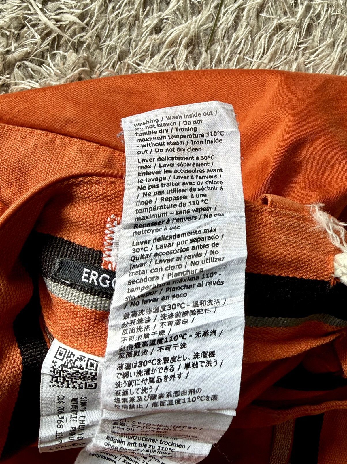 C.P. Company C.P. COMPANY ORANGE GARMENT DYED CARGO PANTS Size US 33 - 18 Thumbnail