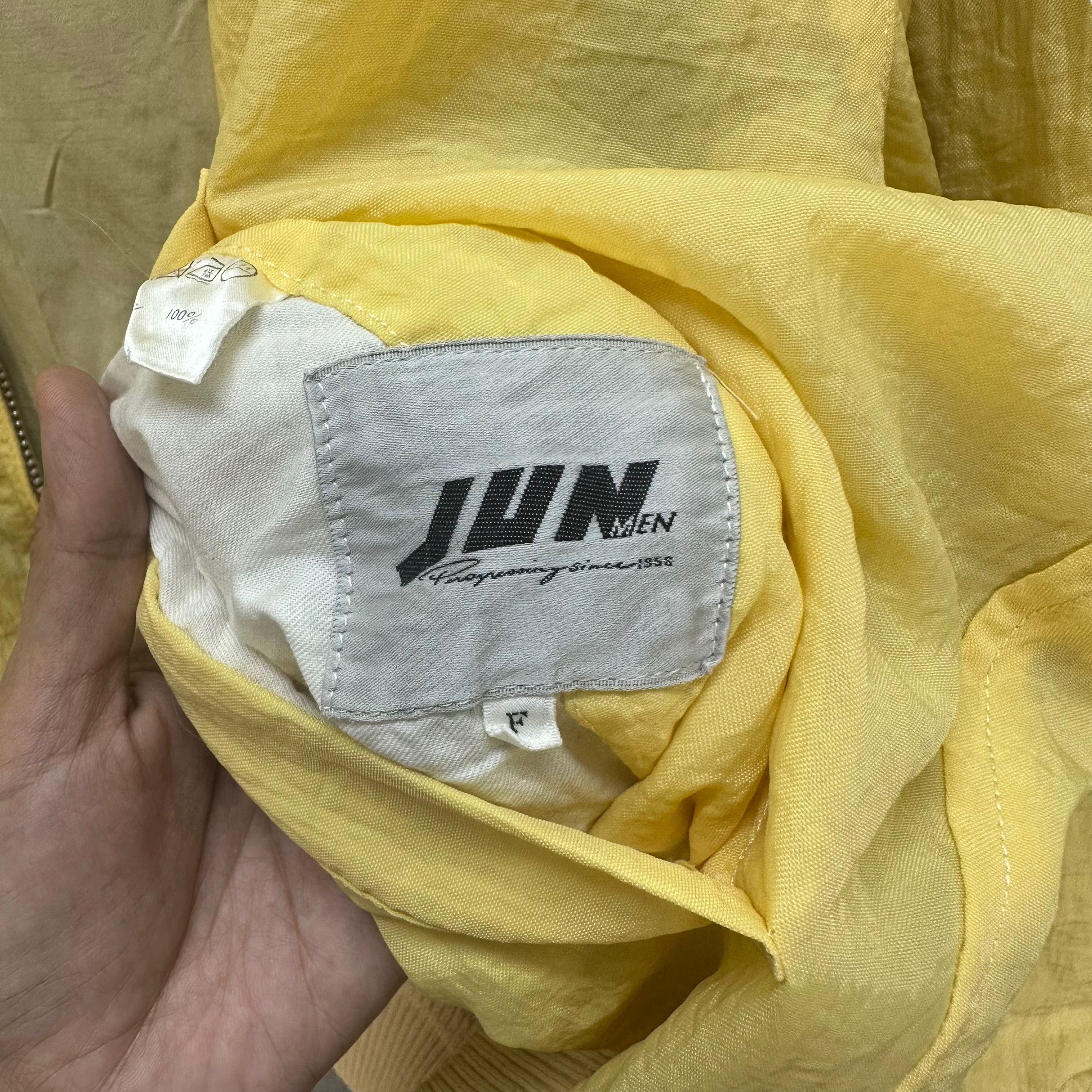 JUN MEN RARE🔥 JUN MEN EMBROIDERY LOGO REVERSIBLE JACKET #8276-220 Size US XL / EU 56 / 4 - 9 Thumbnail