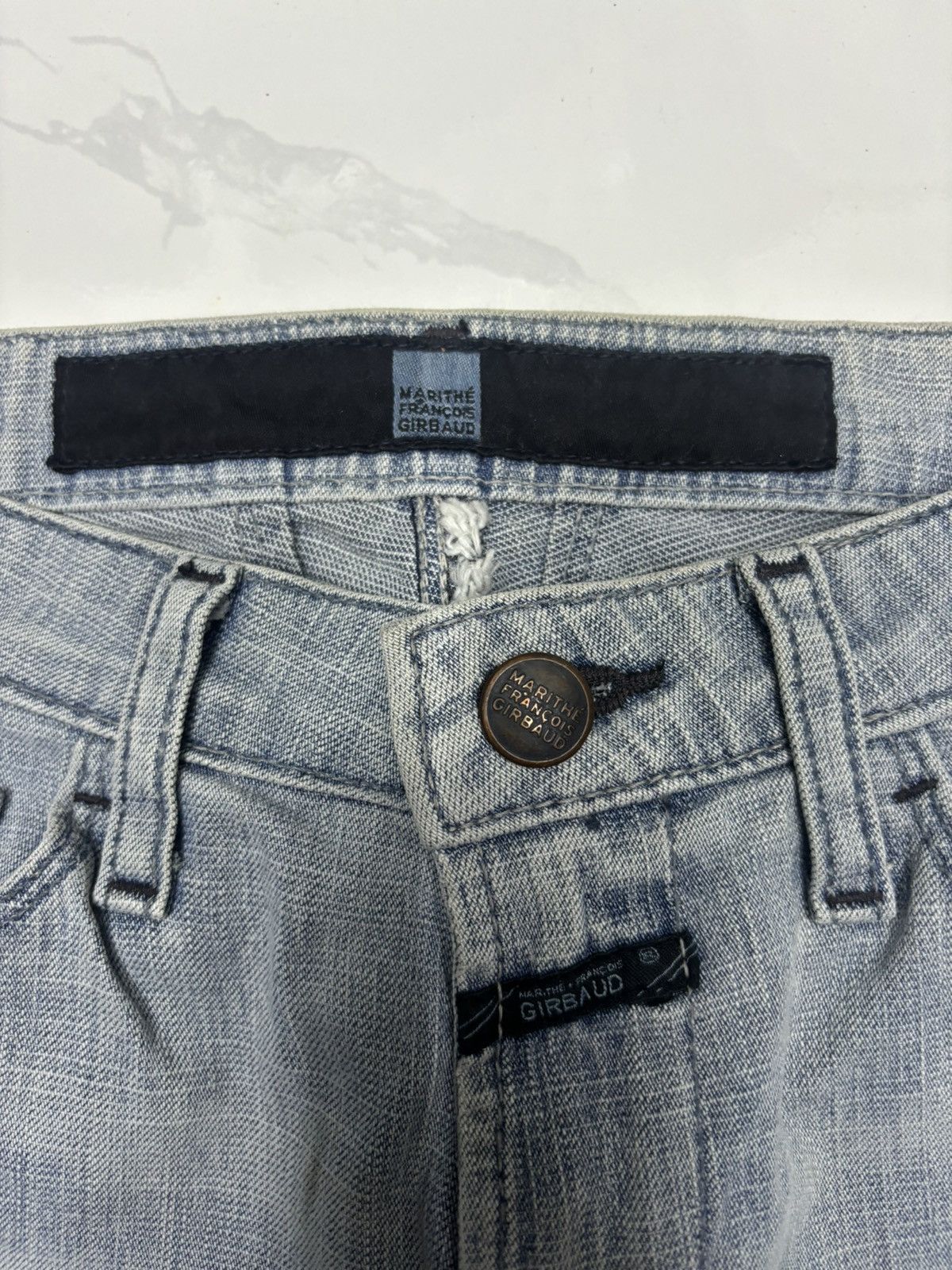 Marithe + Francois Girbaud MARITHE FRANCOIS GIRBAUD FLARE DENIM JEANS Size 25" / US 0 / IT 36 - 9 Thumbnail