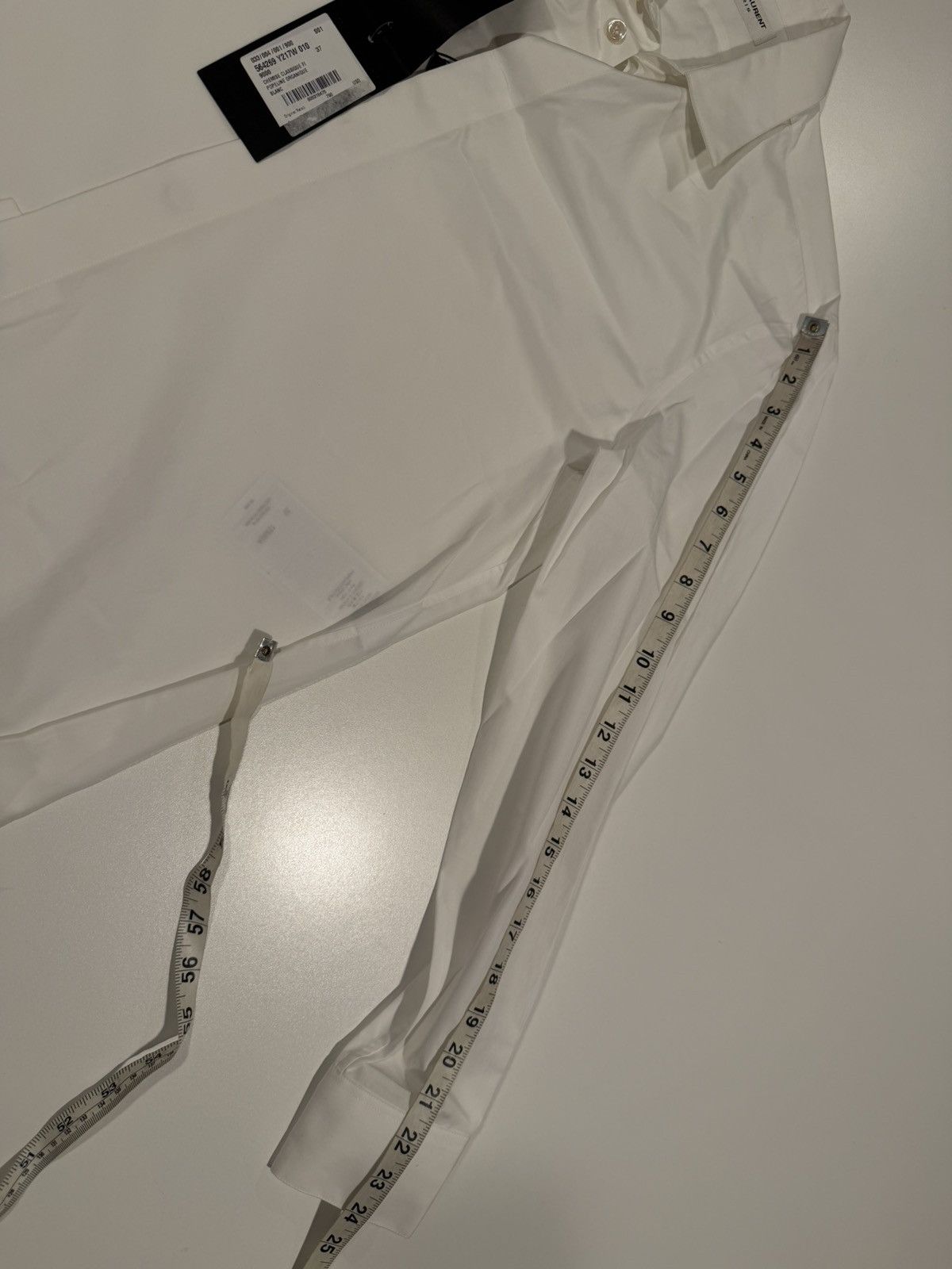 Saint Laurent Paris Saint Laurent mens dress shirt 37/14.5. $790 Size US S / EU 44-46 / 1 - 5 Thumbnail