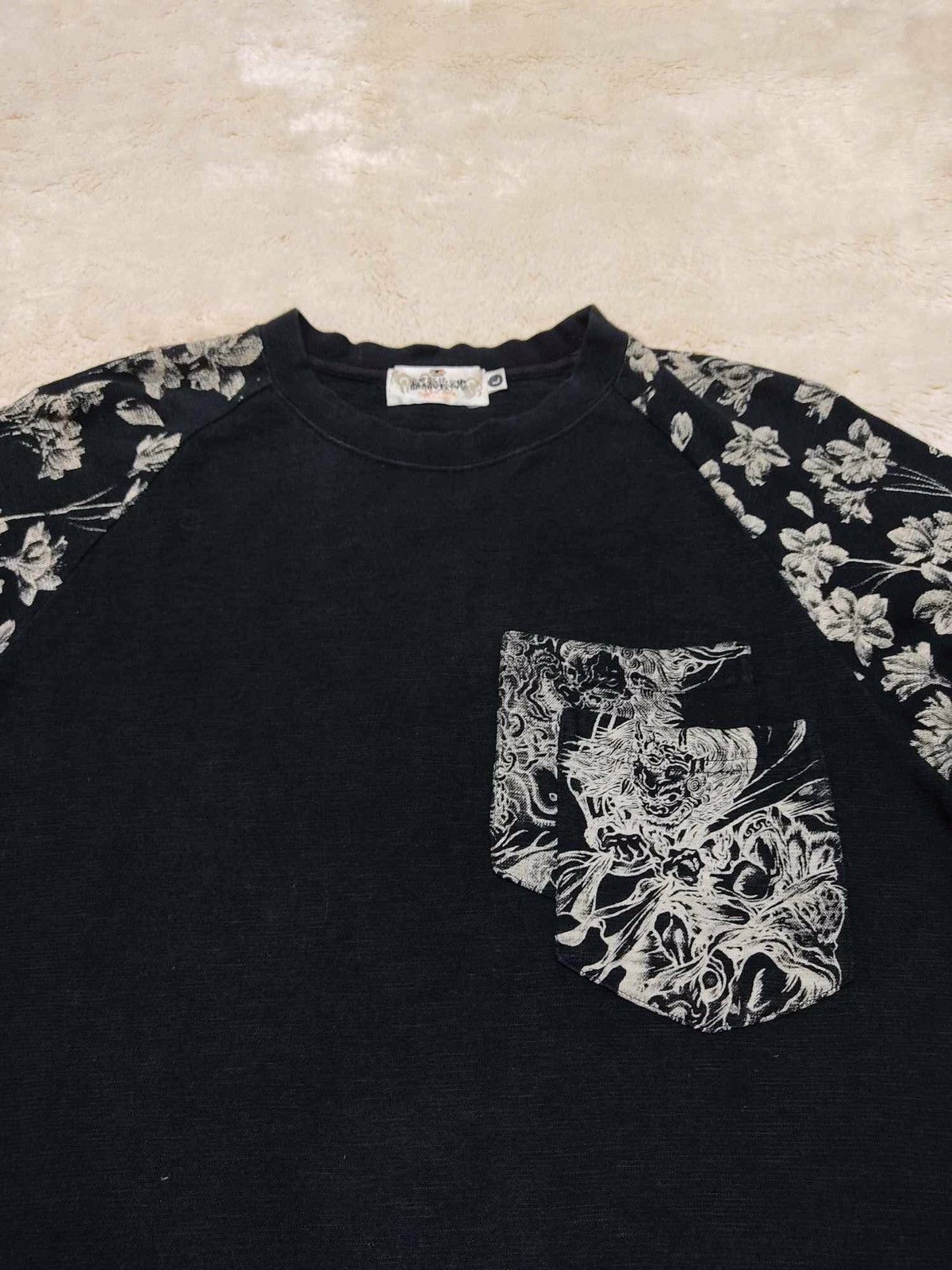 VINTAGE Karakuri Tamashii Wind and Thunder God Embroidered