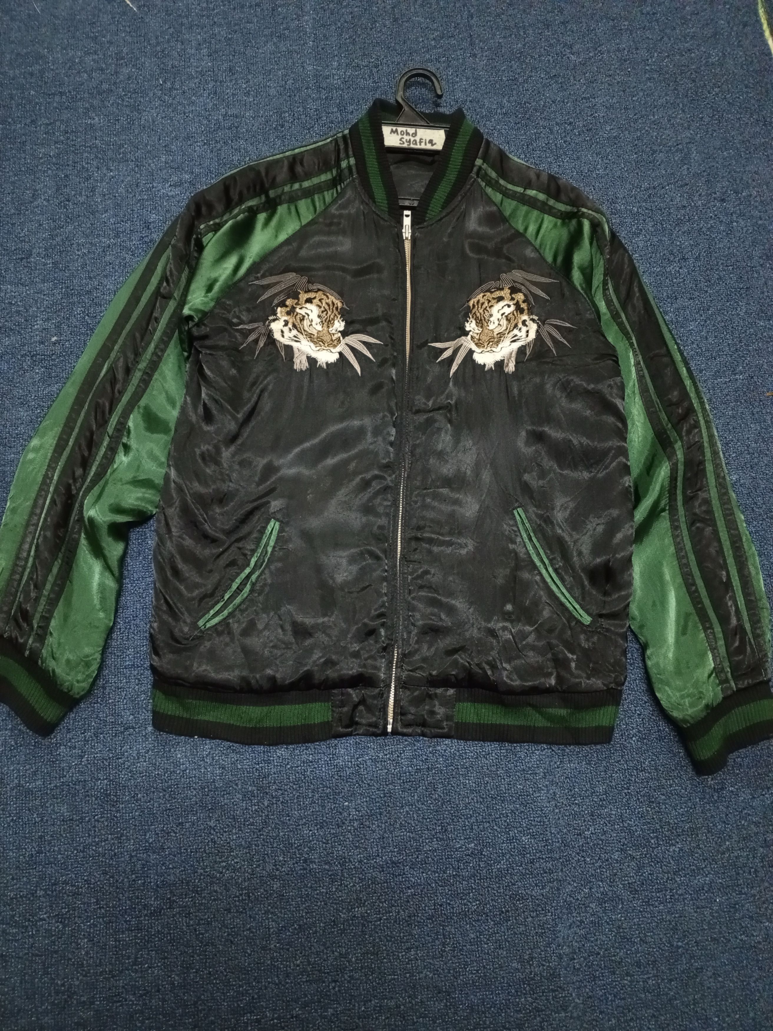Japanese Brand JAPAN SUKAJAN NYLON JACKET TIGER Size US L / EU 52-54 / 3 - 2 Thumbnail