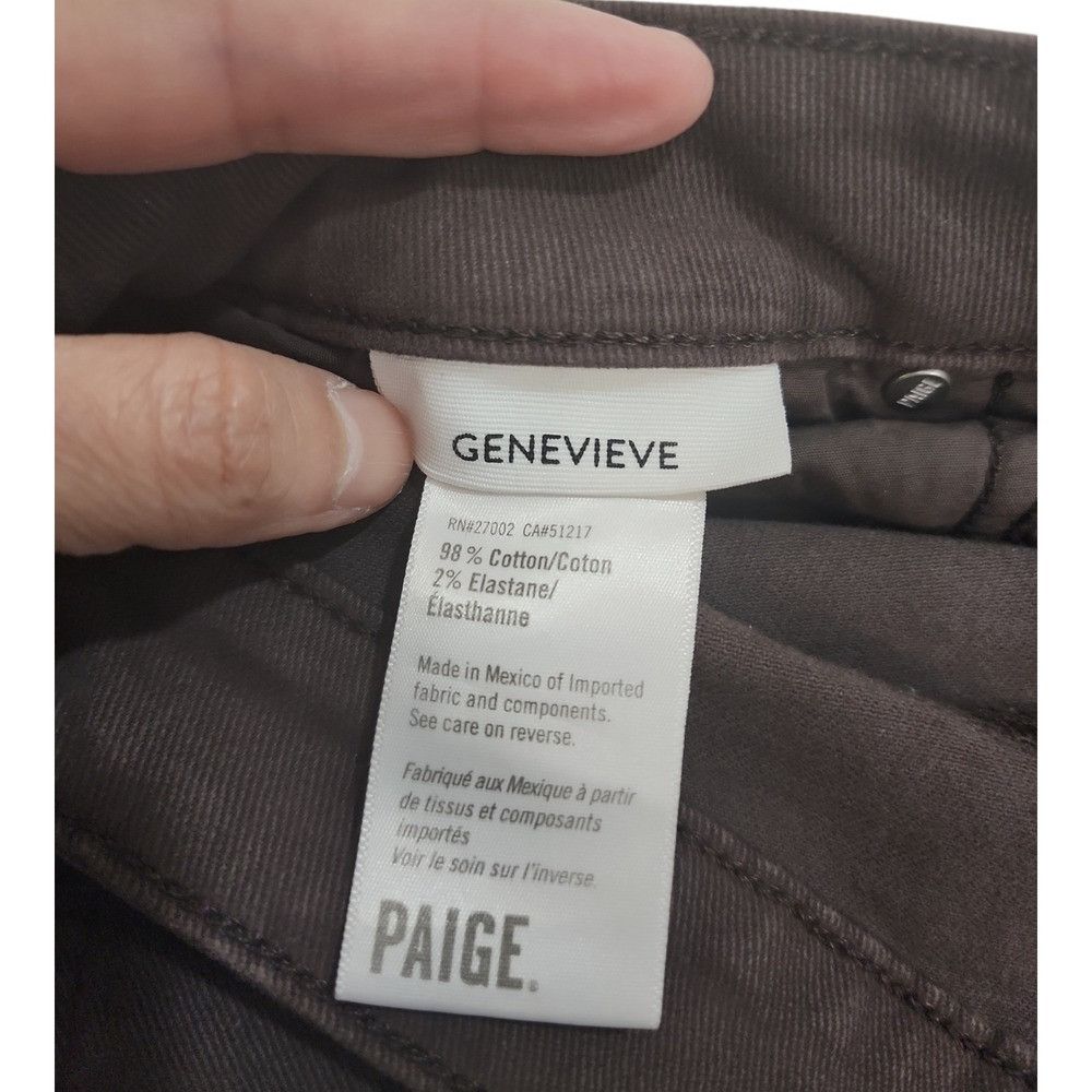 Paige Paige Genevieve Flare Jeans Womens 30 Chocolate Brown Size 30" / US 8 / IT 44 - 7 Thumbnail