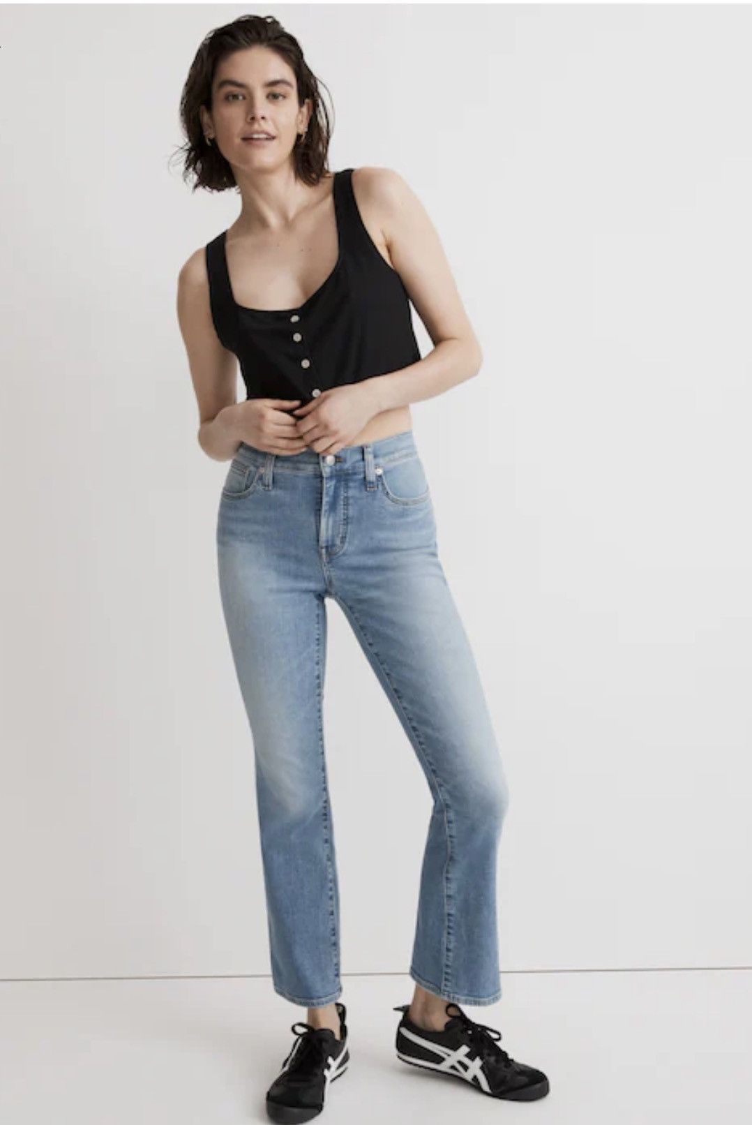 Madewell Madewell Mid-Rise Kick Out Jeans Size 28" / US 6 / IT 42 - 1 Thumbnail