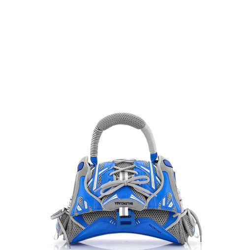 image of Balenciaga Oc11Z10224 Size: Os Sneaker Head Small Handbag In Blue, Women's
