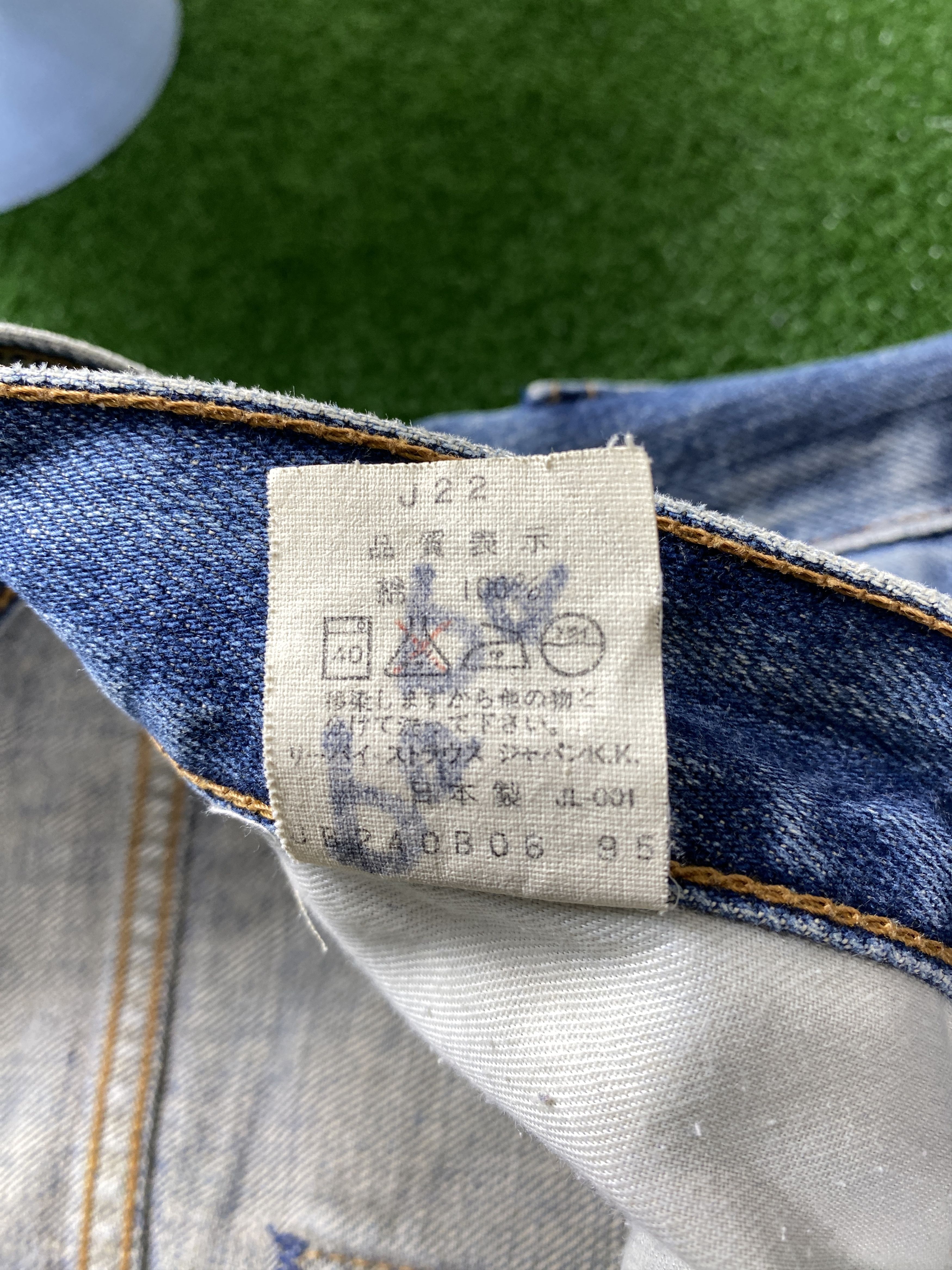 Levi's 💢 Rindem Selvedge Vintage Levi's 504 Faded Jeans CP0085 Size US 30 / EU 46 - 12 Thumbnail