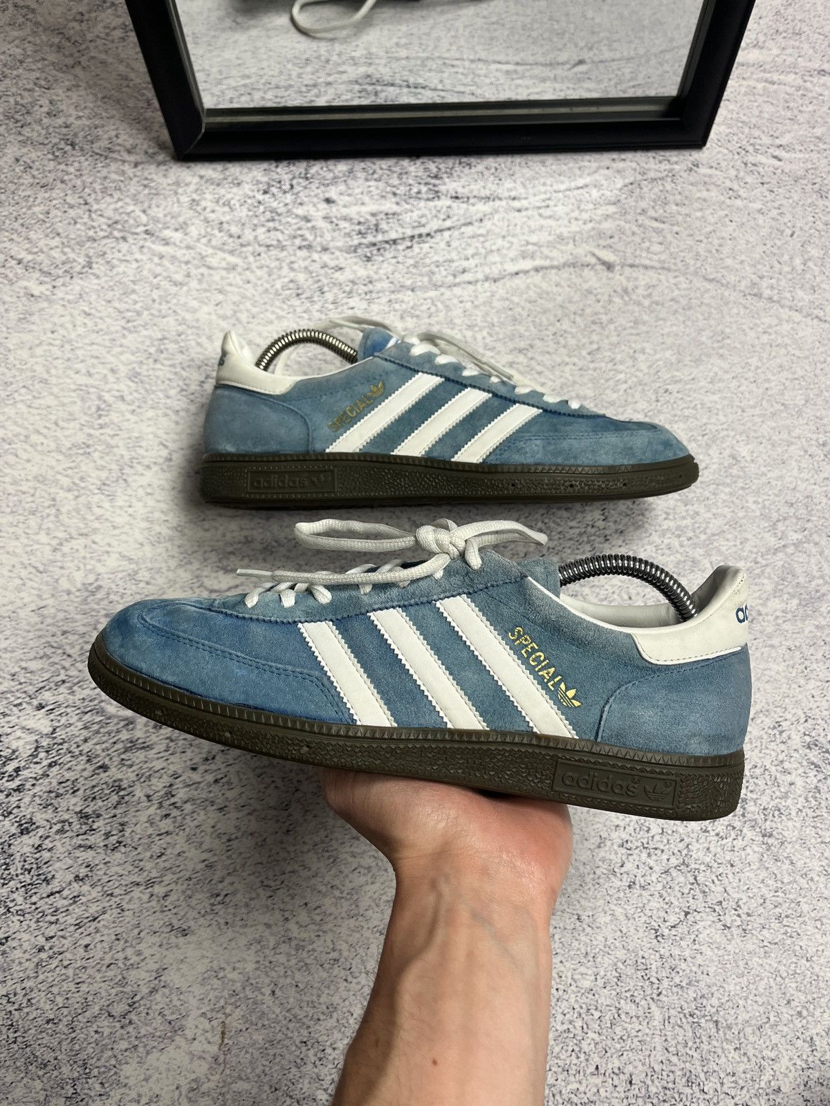 Adidas × Vintage Vintage 2012 Adidas Spezial Y2k Blue Sneakers Streetwear Size US 9 / EU 42 - 2 Thumbnail