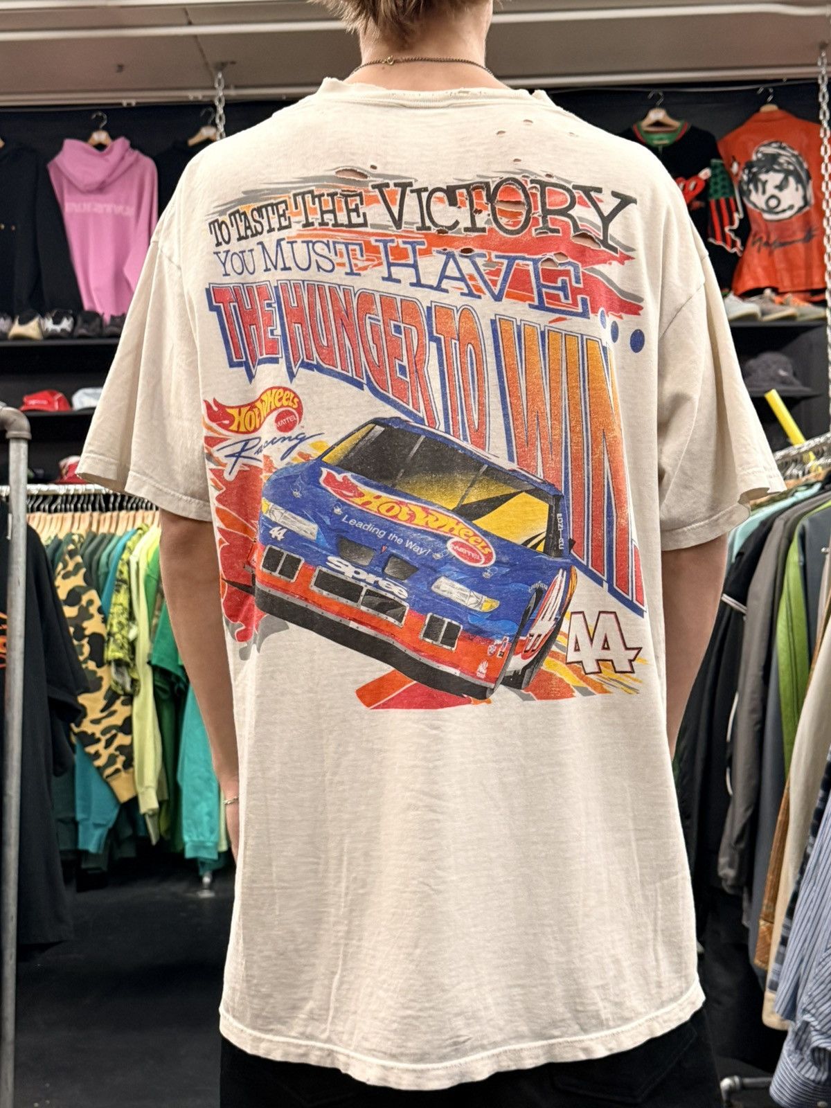 Vintage Vintage hot wheels nascar tee Size US XL / EU 56 / 4 - 2 Thumbnail