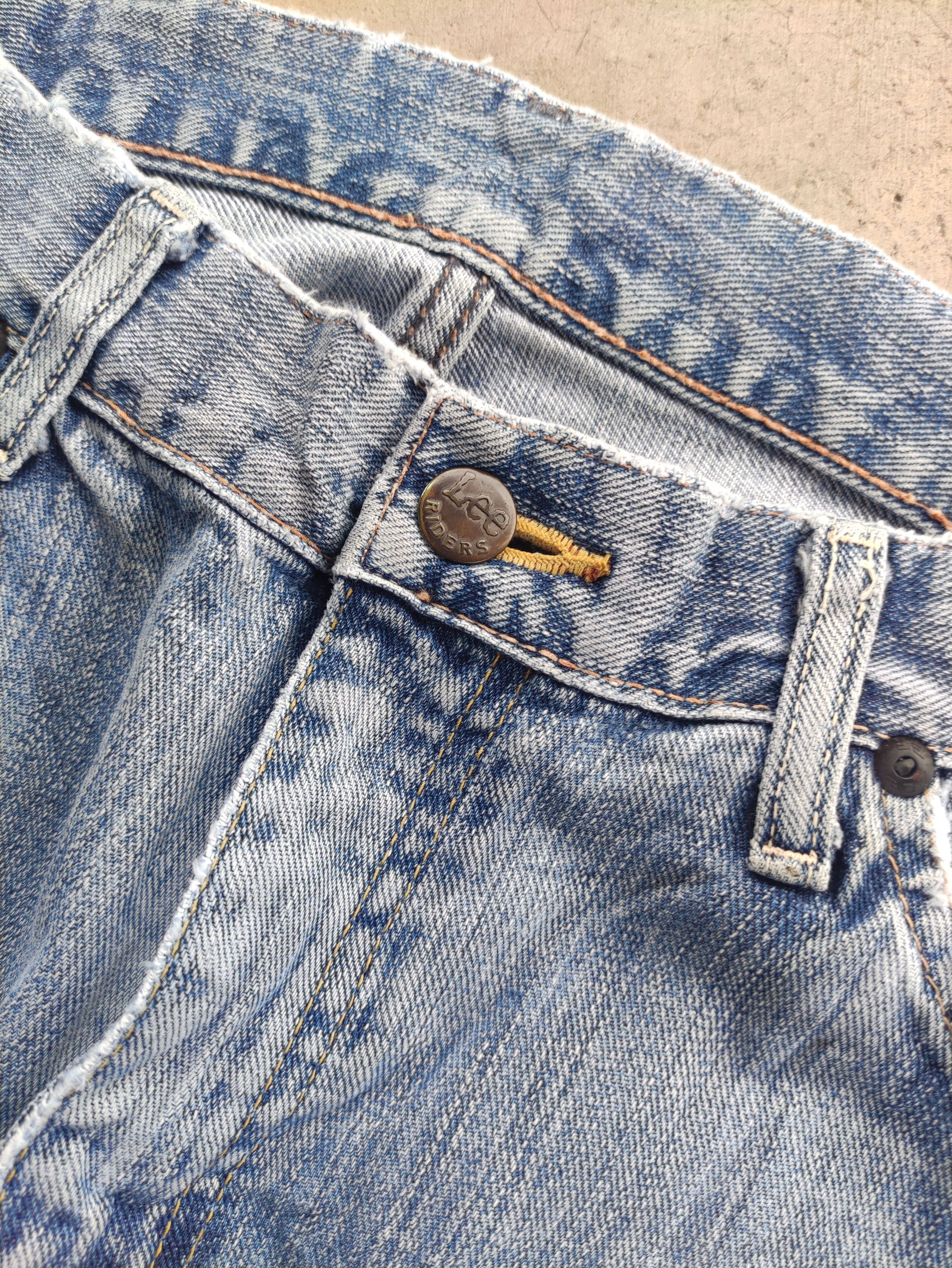 Vintage Lee Japan Distressed Faded Denim Jean