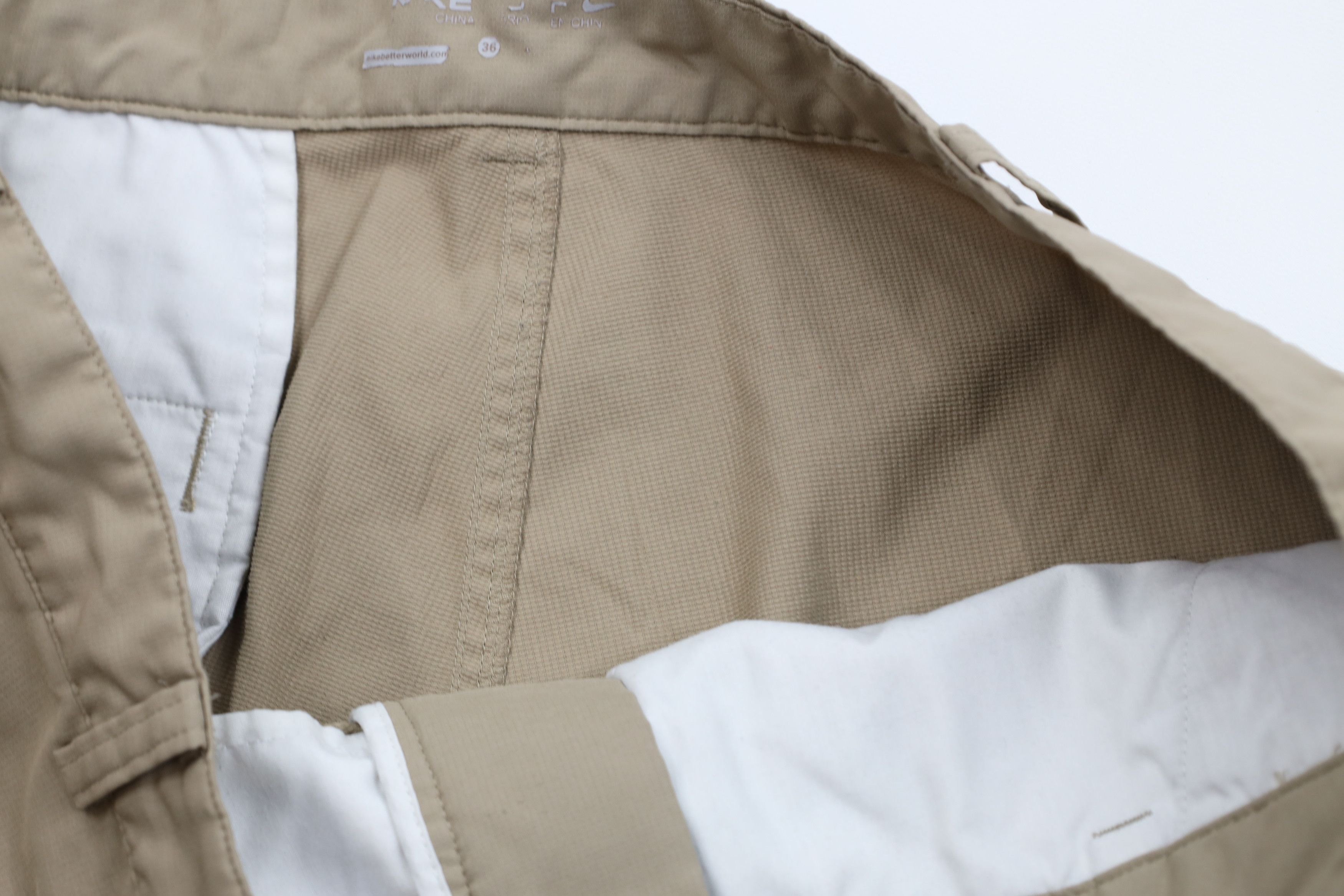 Nike Nike Golf Travis Scott Mini Swoosh Cargo Shorts Beige Khaki Size US 36 / EU 52 - 8 Thumbnail