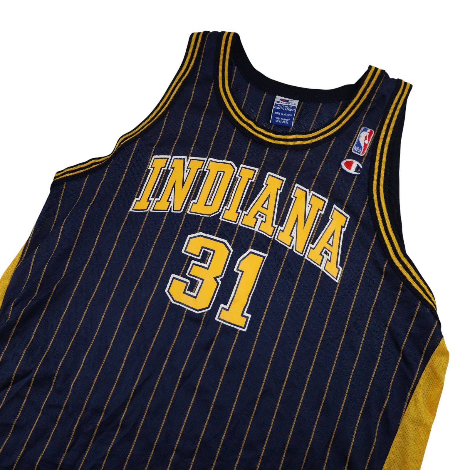 Champion × NBA × Vintage VTG 90s Champion Indiana Pacers Reggie Miller Jersey Size US XL / EU 56 / 4 - 2 Thumbnail