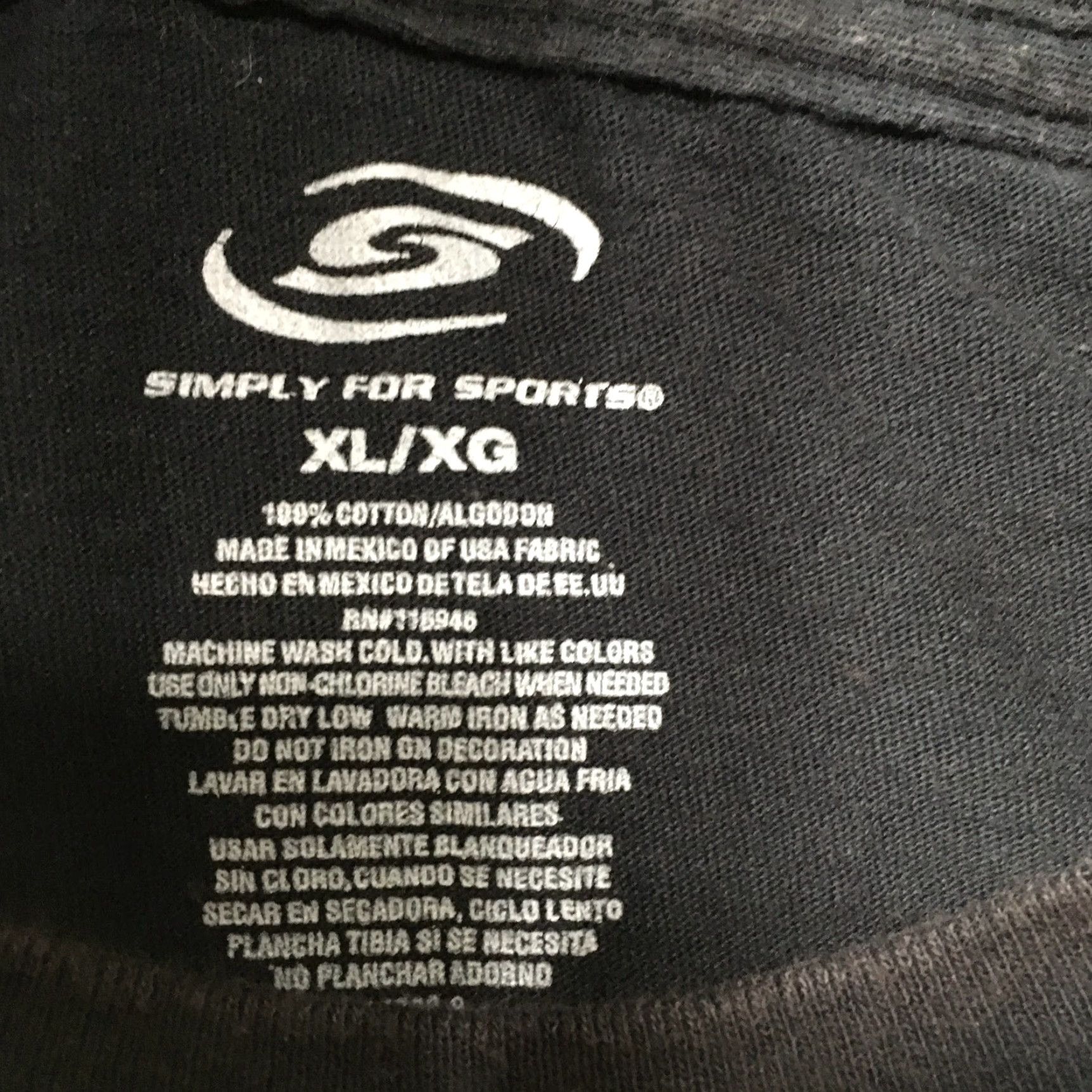 Vintage Nike Shirt Mens XL Black Soccer Football One World One Sport T-shirt Size US XL / EU 56 / 4 - 3 Thumbnail