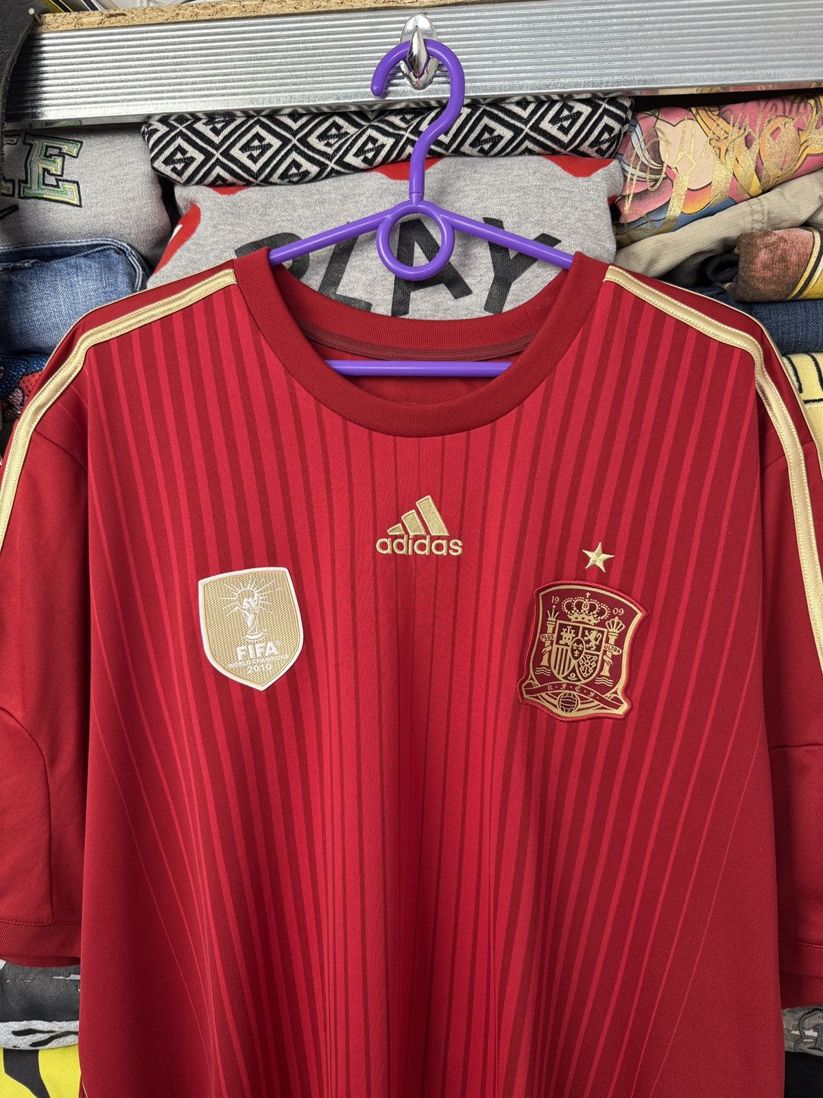 Adidas Adidas Spain 2014 world champions 2010 jersey Size US XXL / EU 58 / 5 - 3 Thumbnail