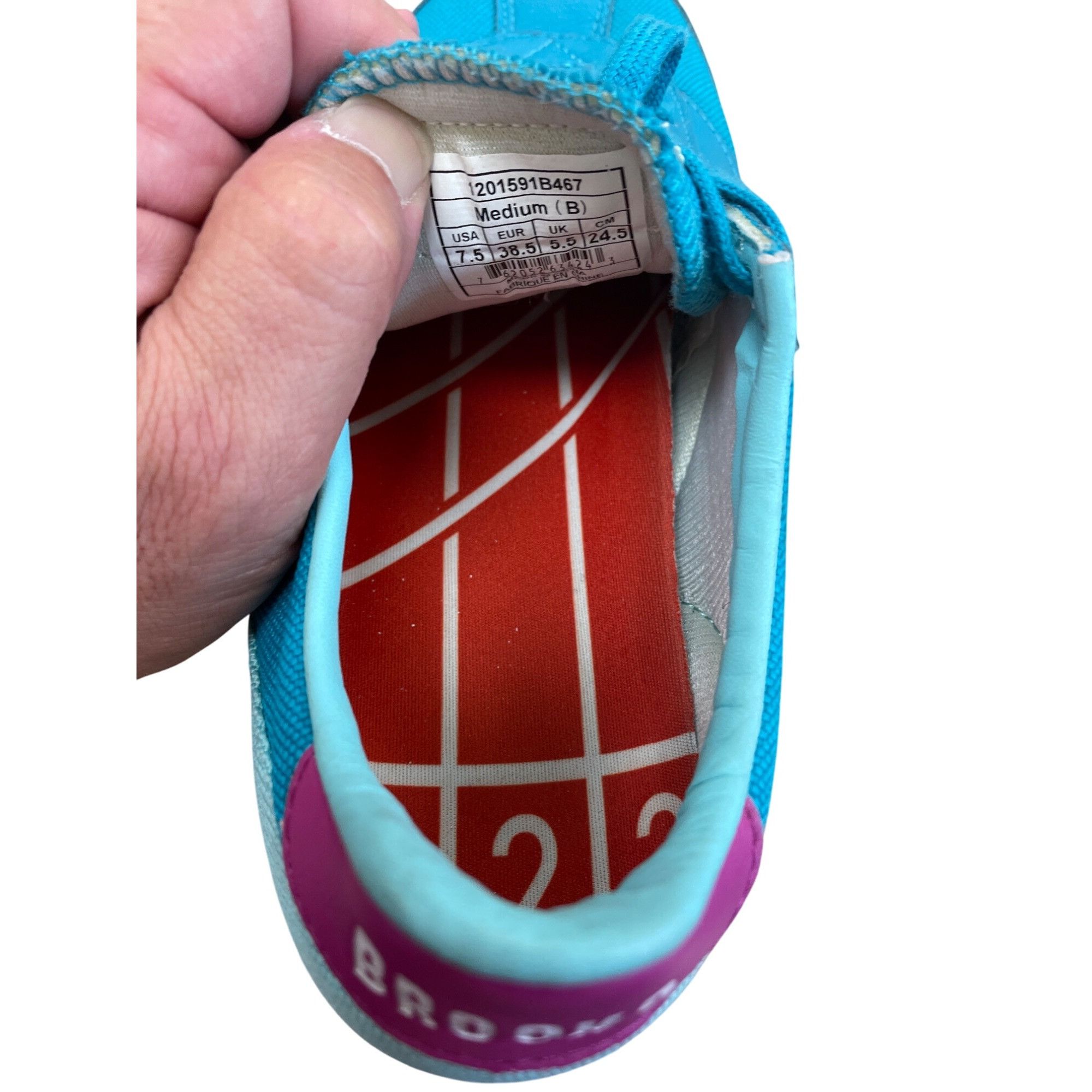 Brooks Brooks Vanguard Womens Blue Running Shoes Sneakers Size 7.5M Size US 7.5 / IT 37.5 - 9 Thumbnail