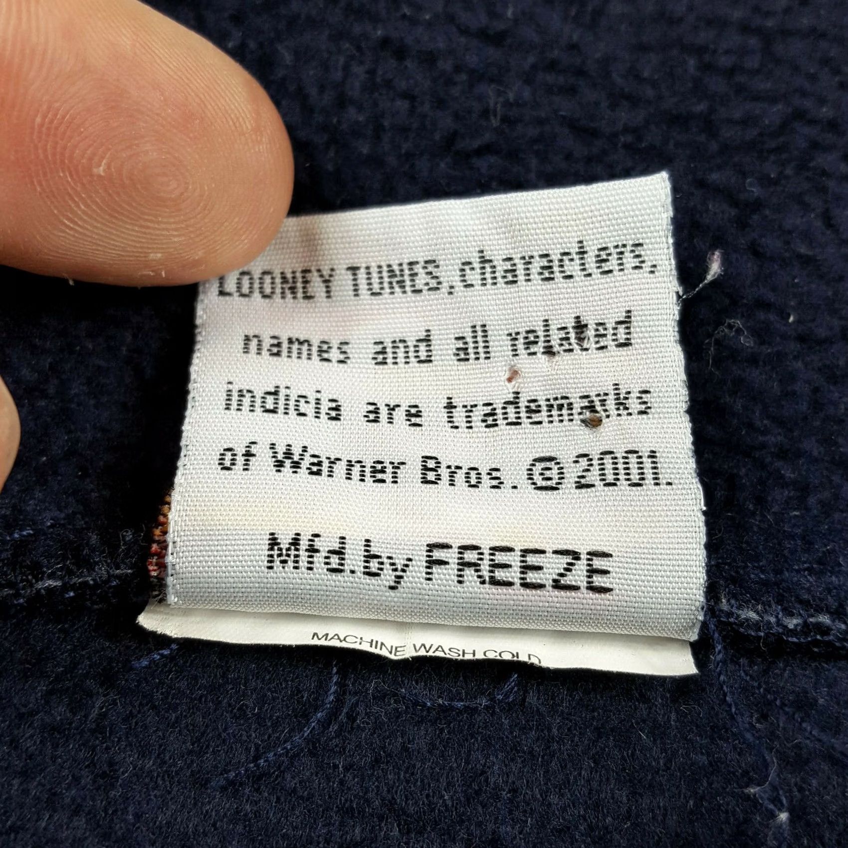 Vintage VINTAGE Looney Tunes Tweety Bird Navy Blue Pocket Fleece Jacket Women L Size L / US 10 / IT 46 - 8 Thumbnail