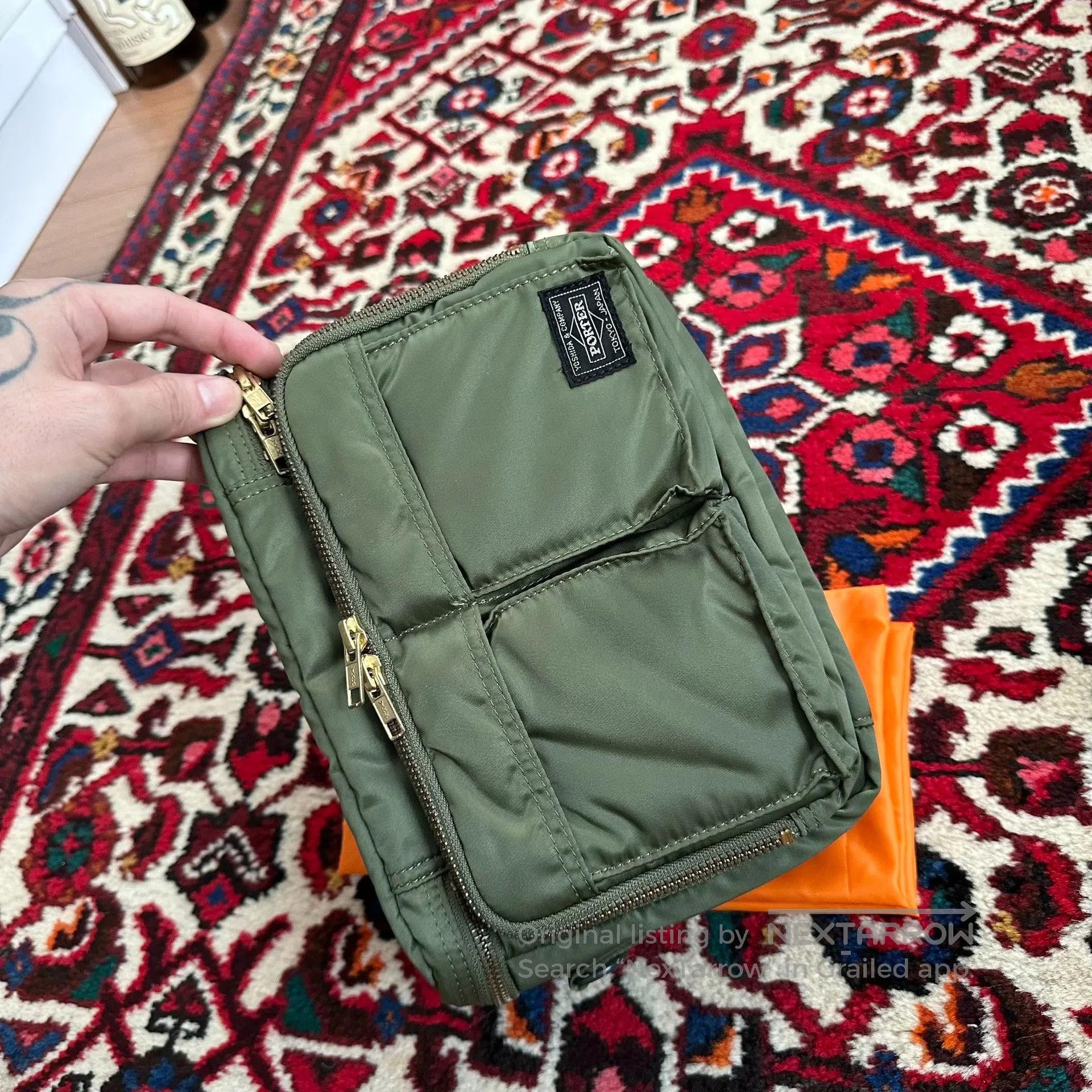 Porter porter tanker camera bag in green. Size ONE SIZE - 7 Thumbnail