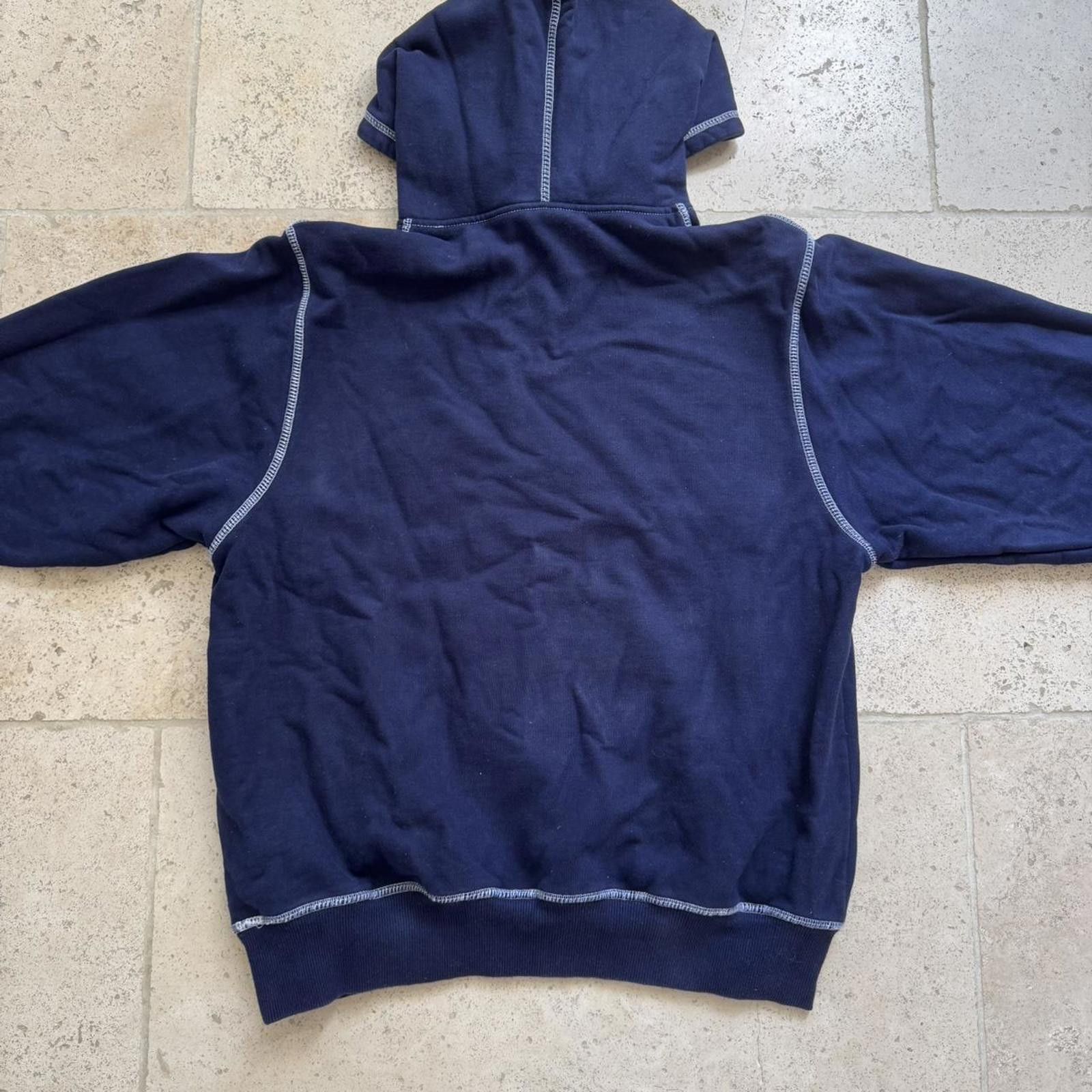 Designer Corteiz navy contrast stitching hoodie Size US S / EU 44-46 / 1 - 4 Thumbnail