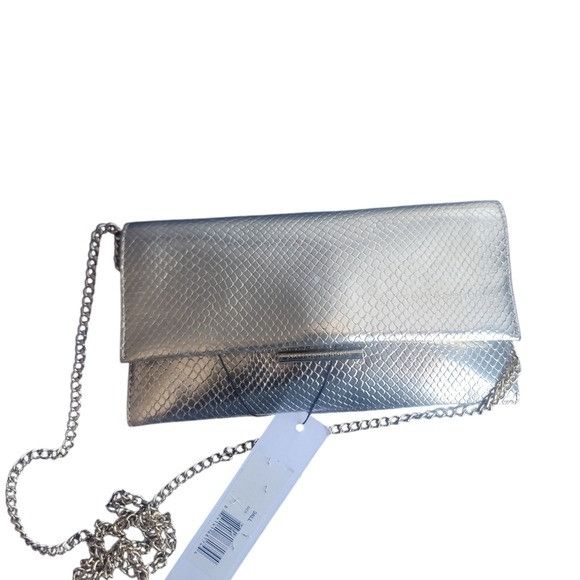 Loeffler Randall Pre-Owned Loeffler Randall Tab Embossed Metallic Leather Clu Size ONE SIZE - 9 Thumbnail
