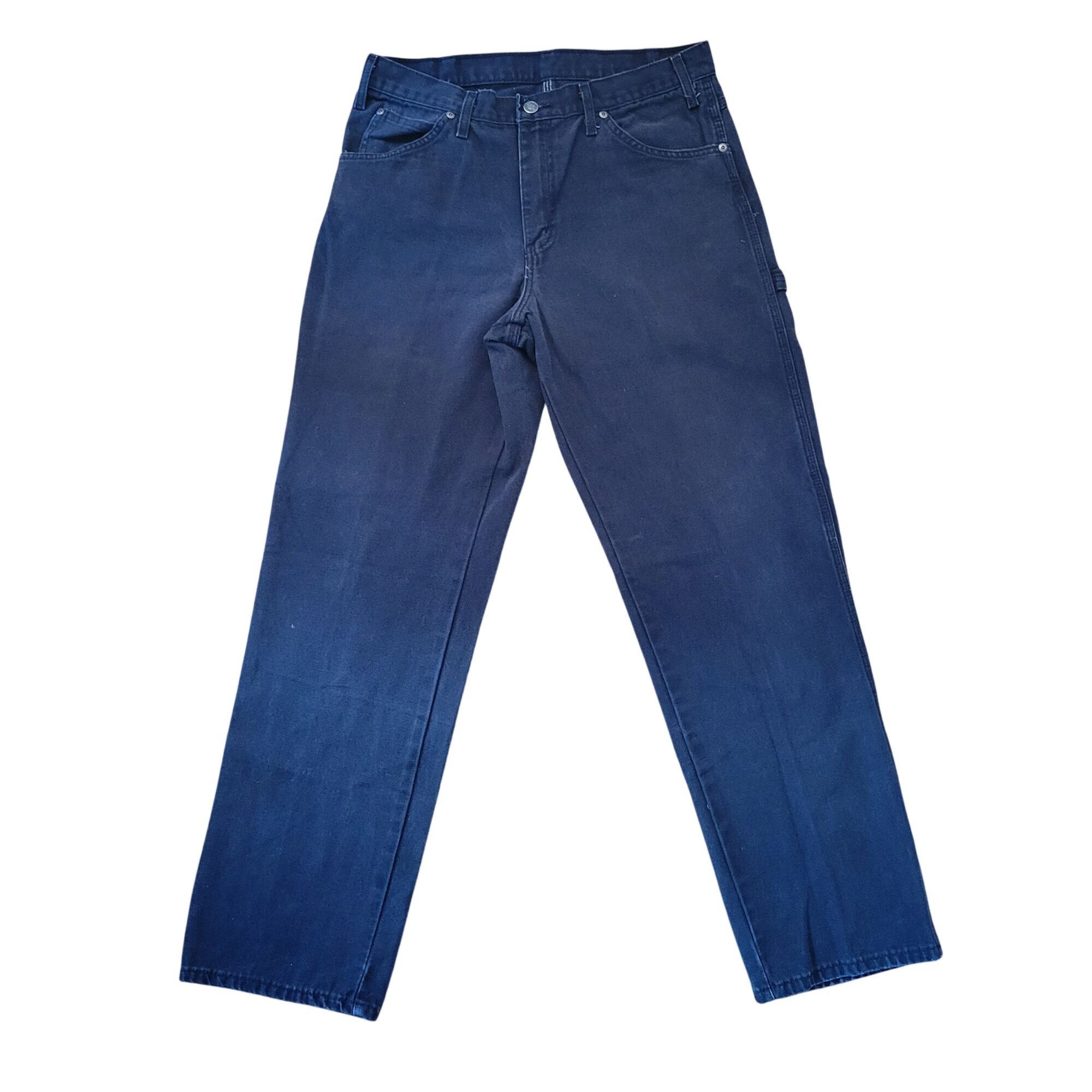 Dickies Vintage Dickies Carpenter Black Denim Jeans Work 32x32 Barn Size US 32 / EU 48 - 1 Thumbnail