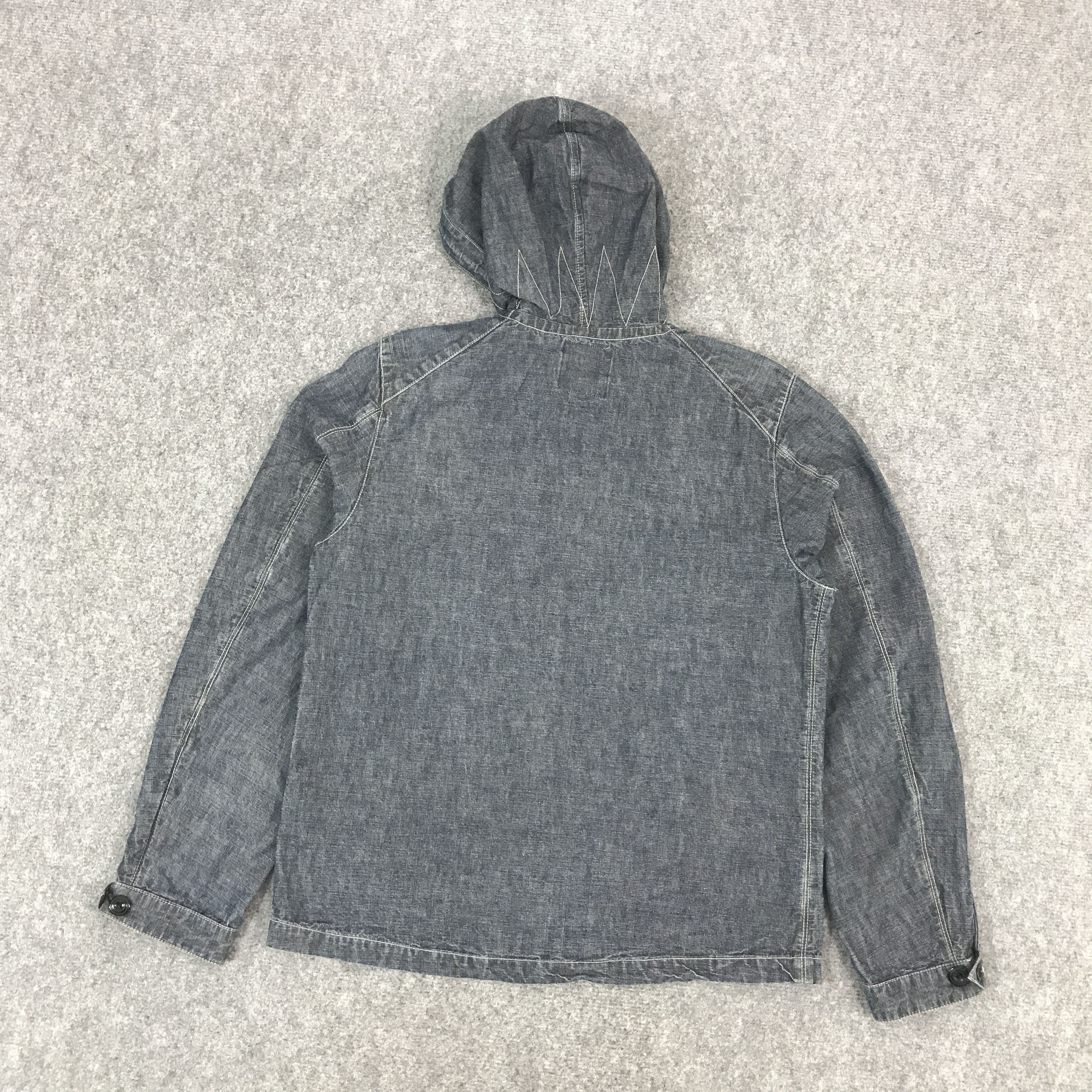 Japanese Brand × Oshkosh OSHKOSH DENIM THE GENUINE ARTICLE HOODIE JACKET Size US M / EU 48-50 / 2 - 2 Thumbnail