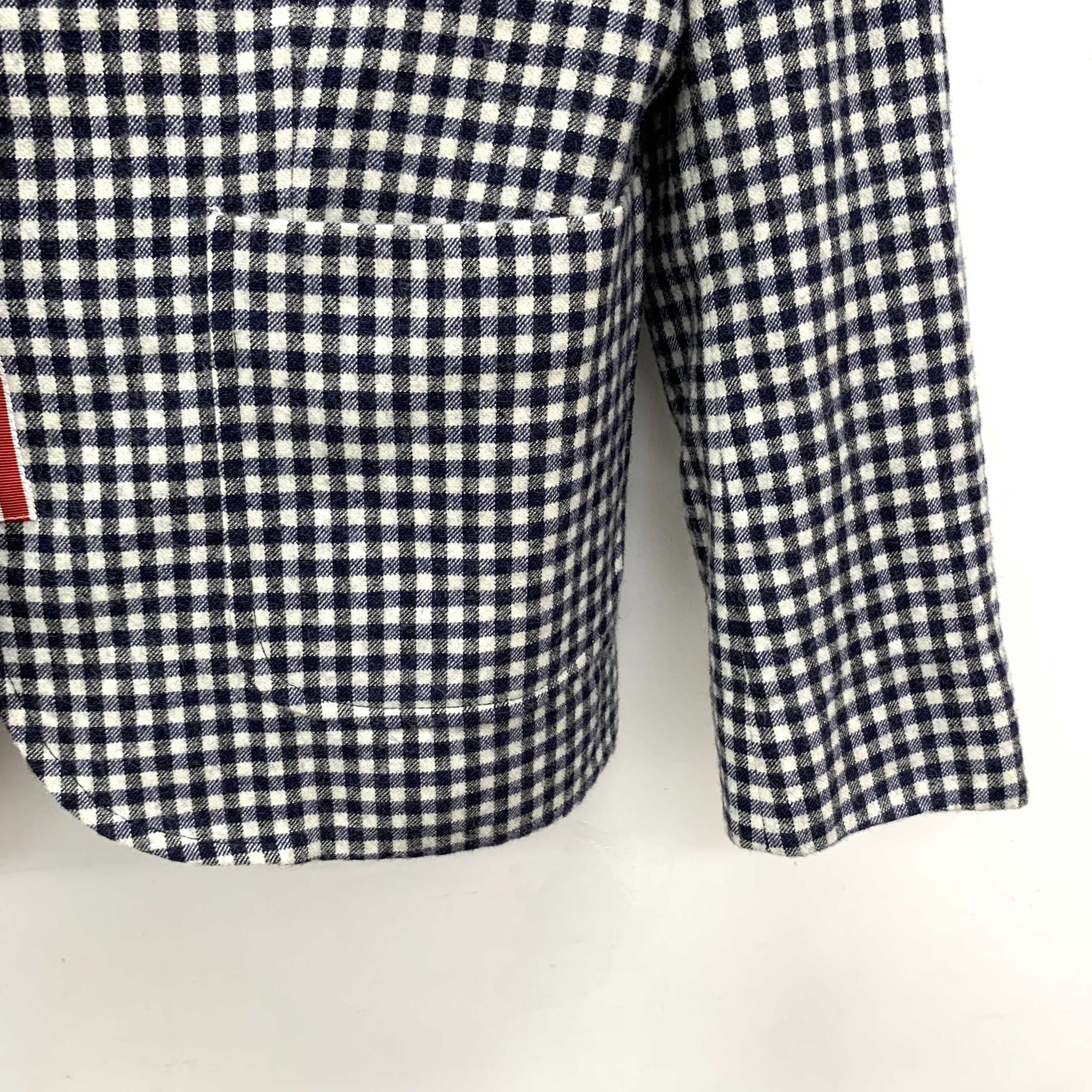 Thom Browne Thom Browne Colorblock Check Blazer (42) Size 44S - 9 Thumbnail
