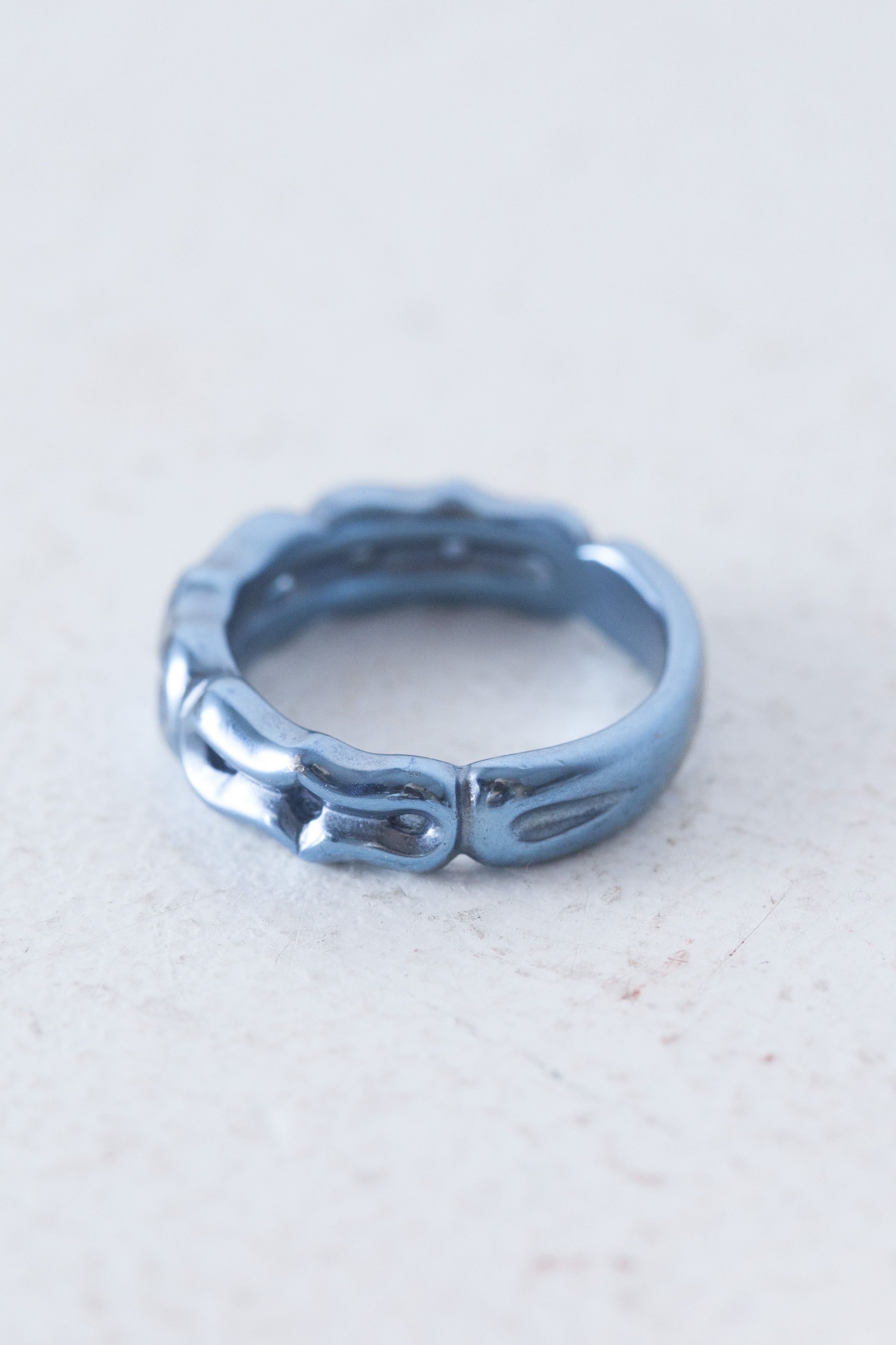 Other Shin's Sculpture Blue titanium spacer ring Size ONE SIZE - 4 Thumbnail