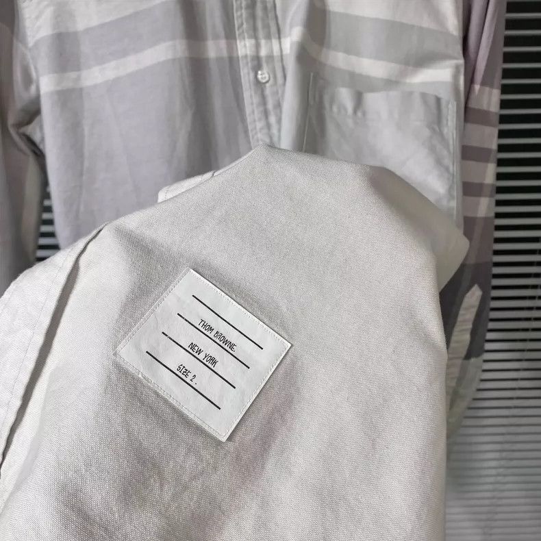 Thom Browne Thom Browne size2 Long sleeve shirt, plaid patchwork Size US M / EU 48-50 / 2 - 8 Thumbnail