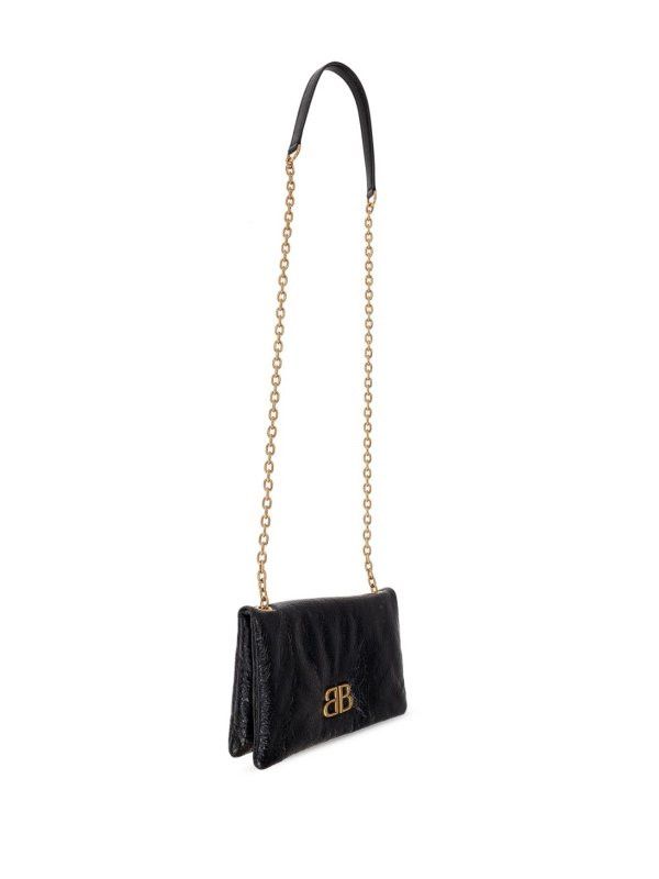 Balenciaga o1la1rc1a0226 Size: OS / Monaco Nano Bag In Black Size ONE SIZE - 2 Thumbnail