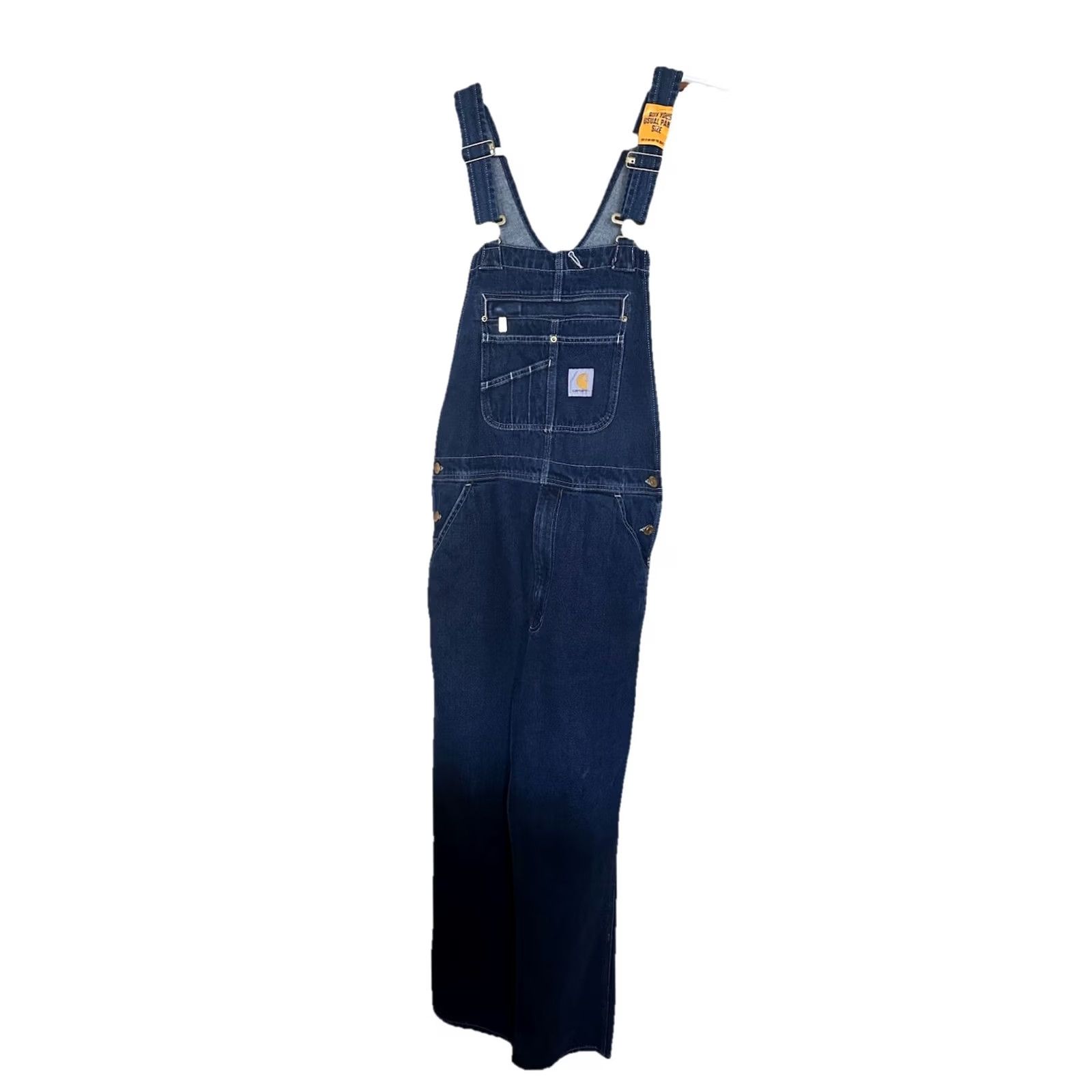 Carhartt Carhartt Denim Bib Overall Loose Fit Pants 32 x 32 NWT OR4672-M Mens Blue Bib Overalls Jeans Workwear Carhartt Denim Bib Overall Size US 32 / EU 48 - 2 Thumbnail
