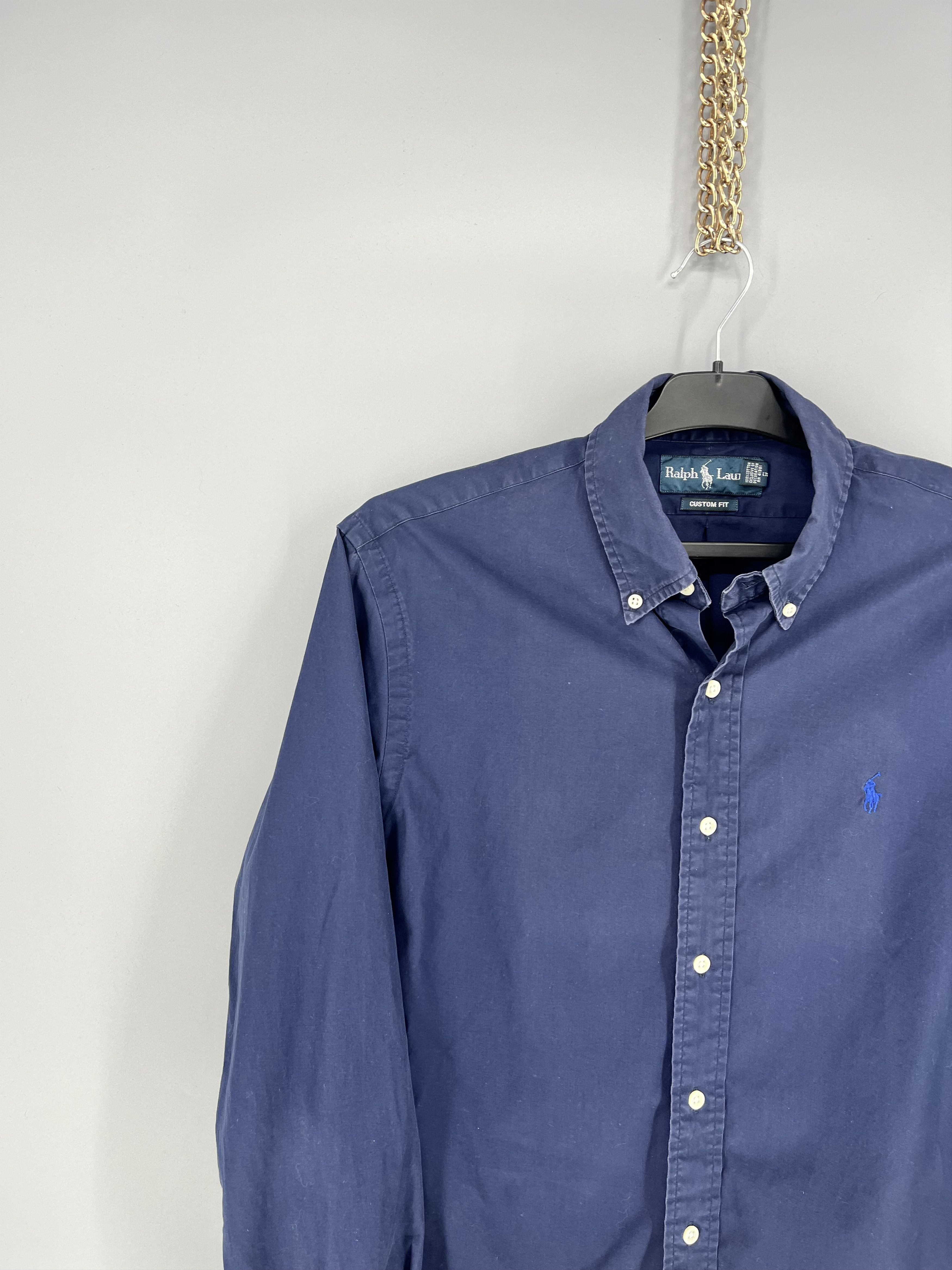 Polo Ralph Lauren Vintage Navy Shirt Polo Ralph Lauren Size M Rare Size US M / EU 48-50 / 2 - 4 Thumbnail