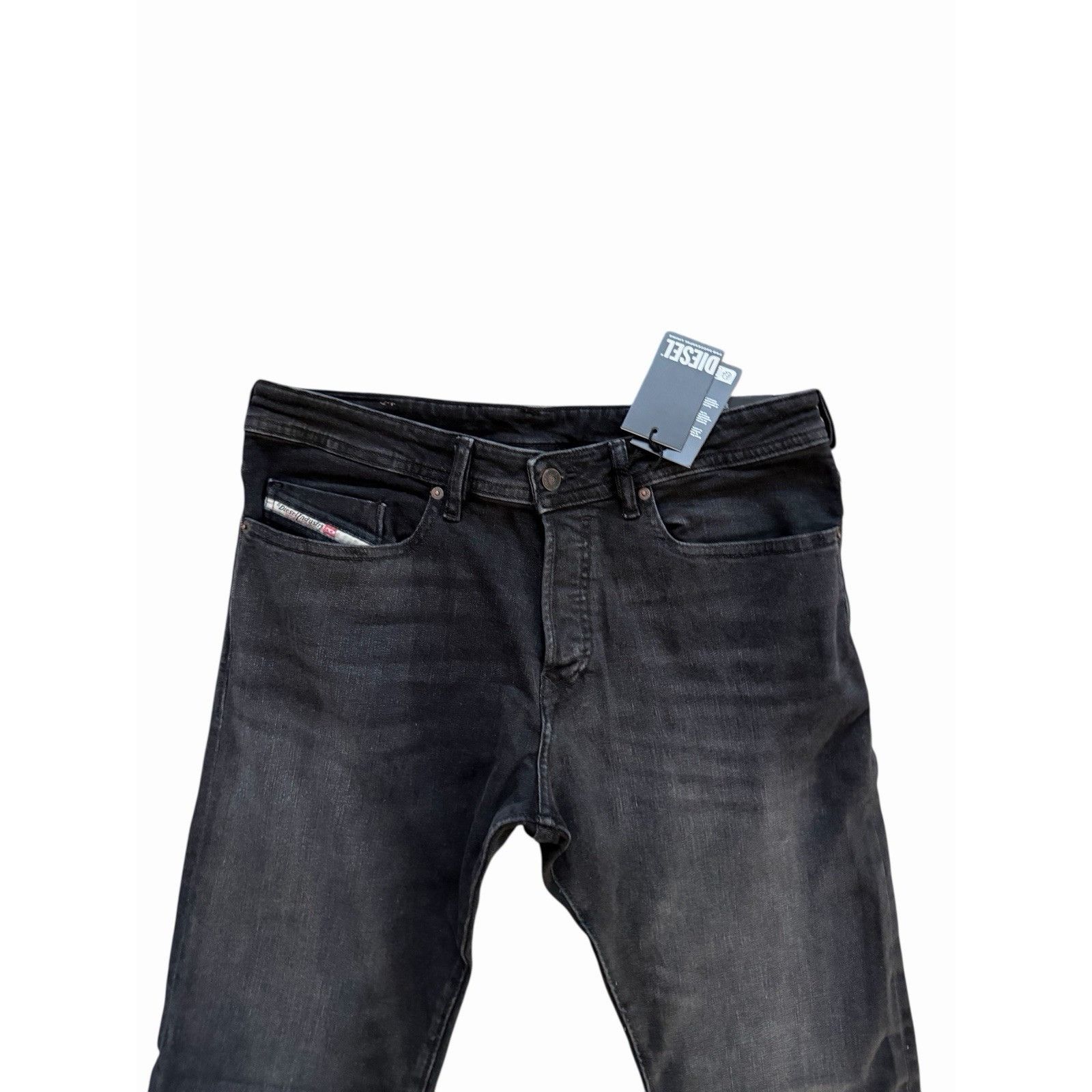 Diesel Diesel Mens Buster Tapered Jeans RE063 Black $250 Size 32/32 Size US 32 / EU 48 - 2 Thumbnail
