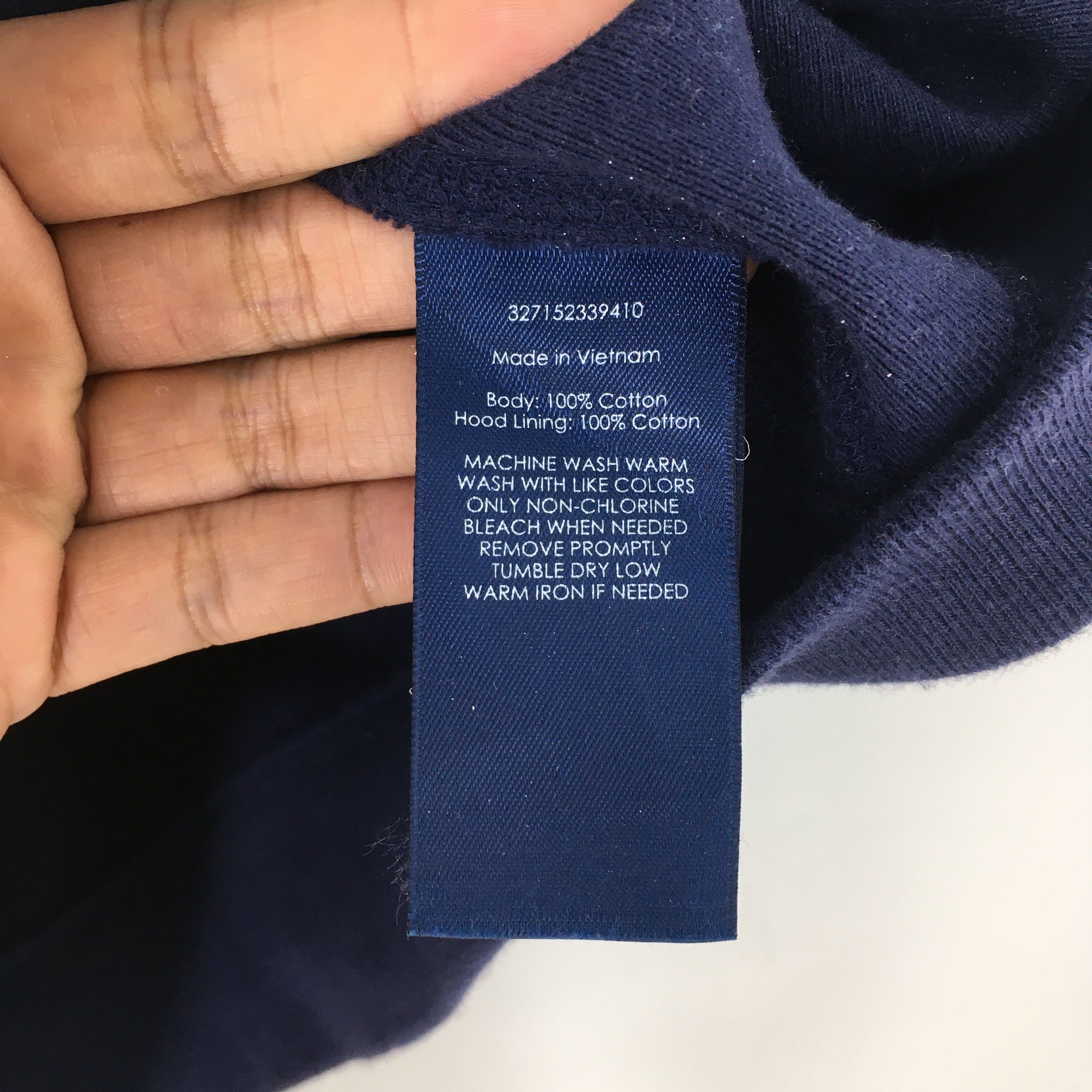 Polo Ralph Lauren × RRL Ralph Lauren × Ralph Lauren Sport Vintage Polo Ralph Lauren Blue Zipper Sweater Hoodies Small Size US S / EU 44-46 / 1 - 6 Thumbnail