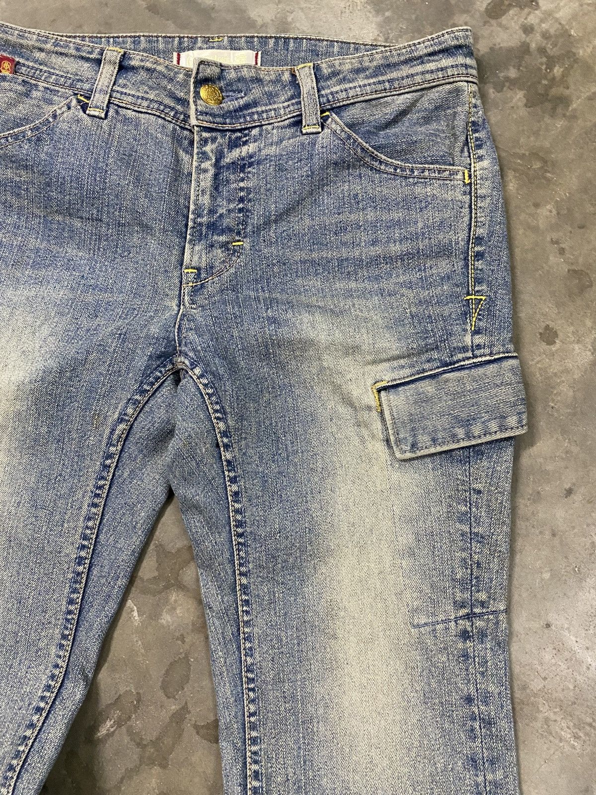 Hysteric Glamour × If Six Was Nine × Tornado Mart Flare Jeans Georgia Love Cargo Stretch Jeans @267 Size US 29 - 8 Thumbnail