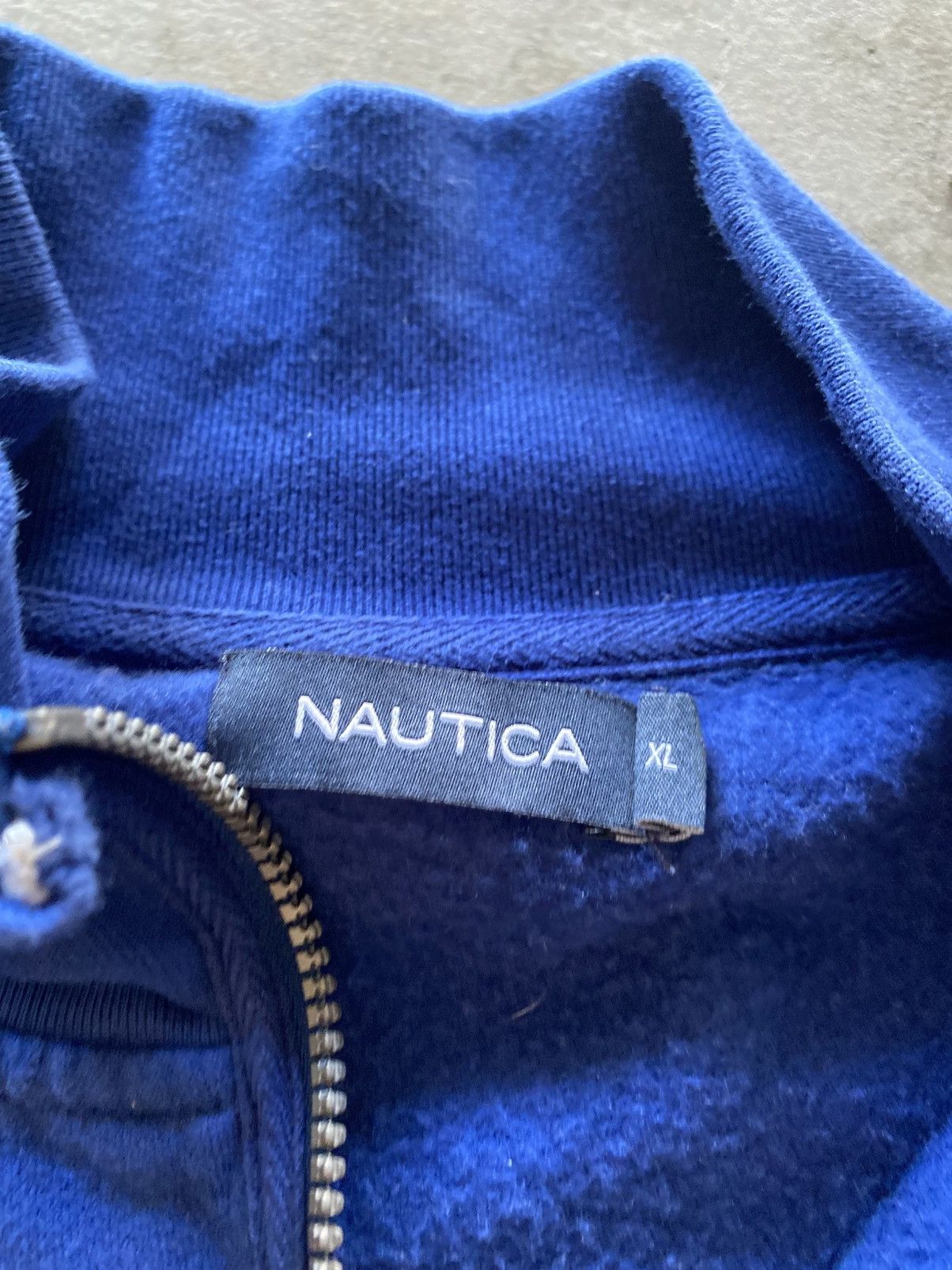 Nautica Vintage Navy Nautica Quarter Zip Size US XL / EU 56 / 4 - 2 Thumbnail