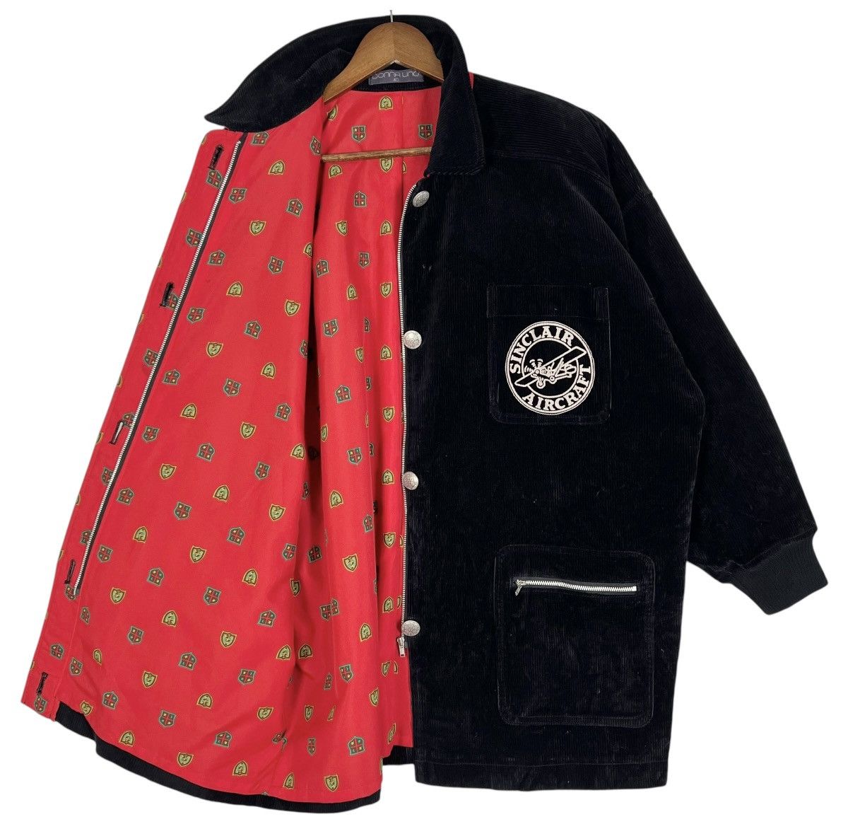 Japanese Brand Vintage Distressed Sinclair Aircraft Work Jacket Size L / US 10 / IT 46 - 3 Thumbnail