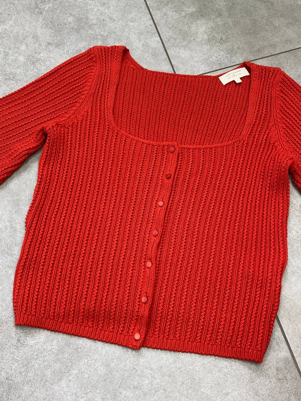 Sezane La Maille Sezane Marietta Buttons Knit Cardigan Sweater Size S / US 4 / IT 40 - 8 Thumbnail