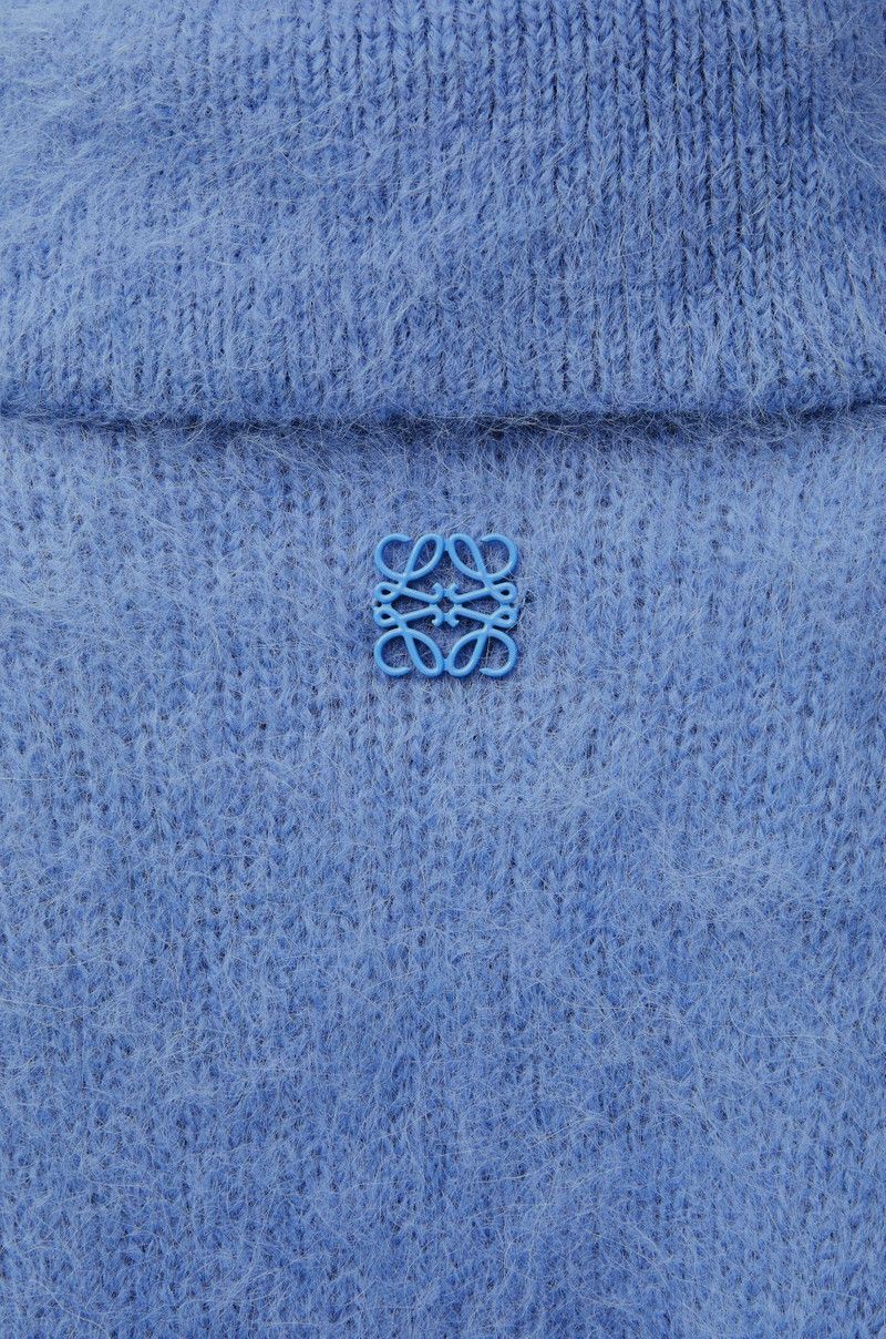 Loewe o1in1g0426 Polo Sweater in Light Blue Size XL / US 12-14 / IT 48-50 - 5 Thumbnail
