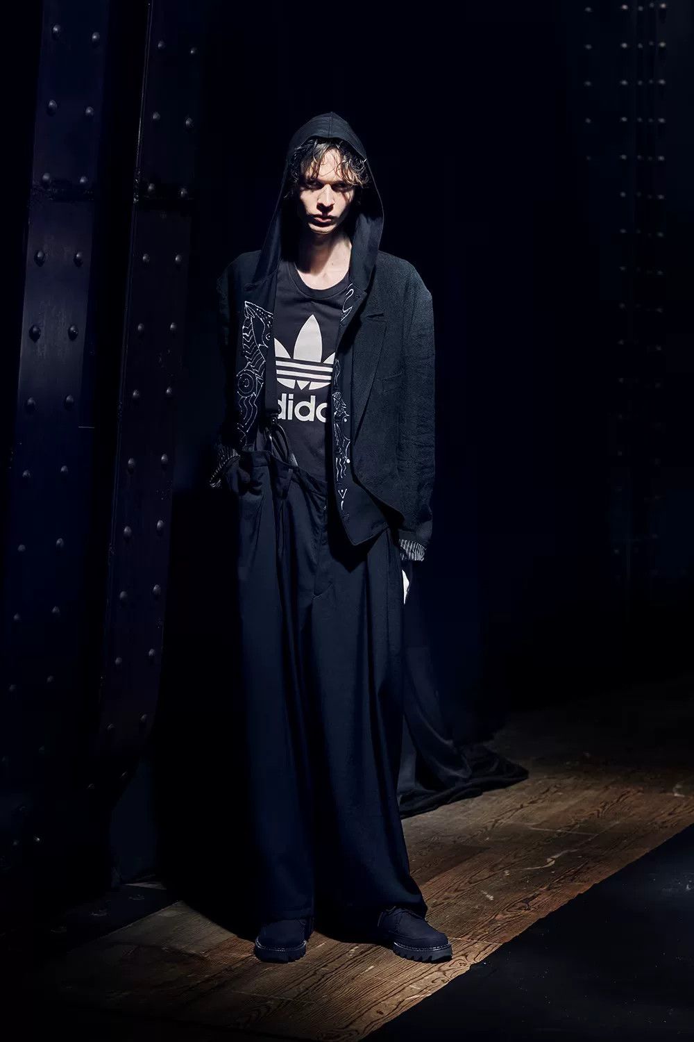 Yohji Yamamoto Yohji Yamamoto Graffiti Hooded Vest Size US L / EU 52-54 / 3 - 1 Thumbnail