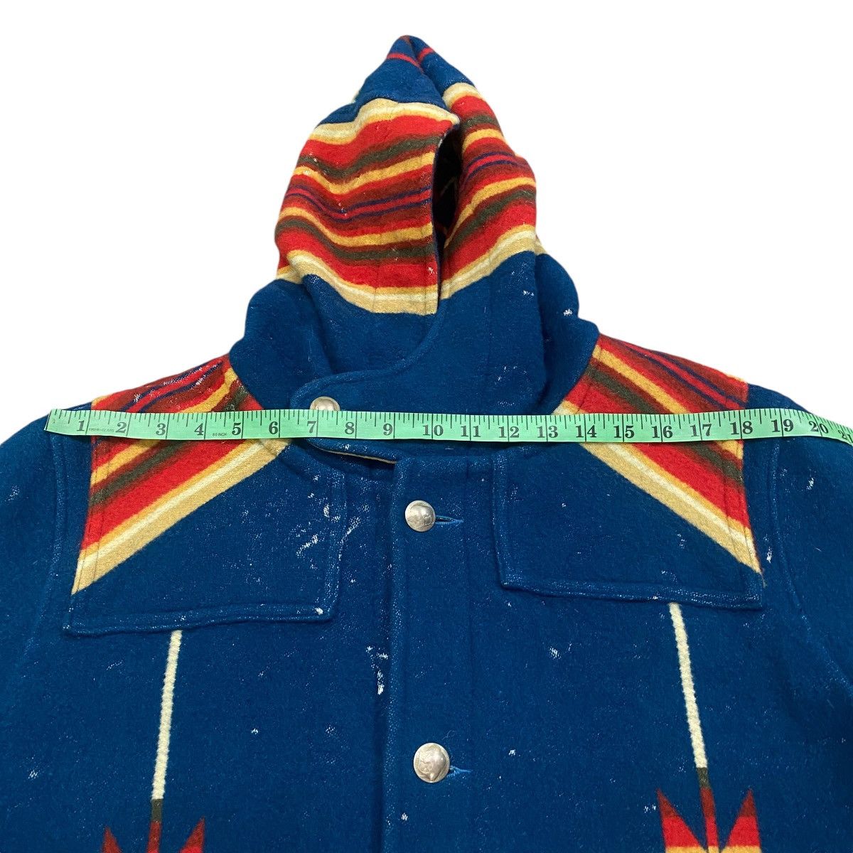 Vintage Vintage 90s Acoustic Native American Wool Hoodie Size US M / EU 48-50 / 2 - 19 Thumbnail