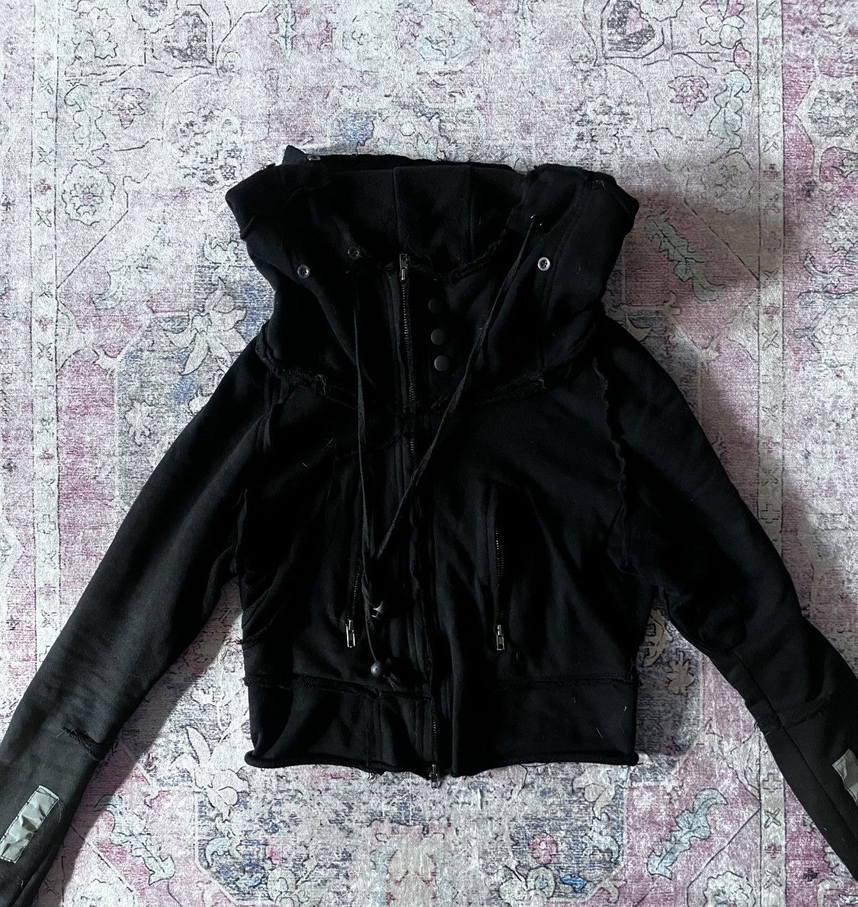 Other archive L.G.B type cropped zip hoodie with black fur Size US S / EU 44-46 / 1 - 1 Thumbnail