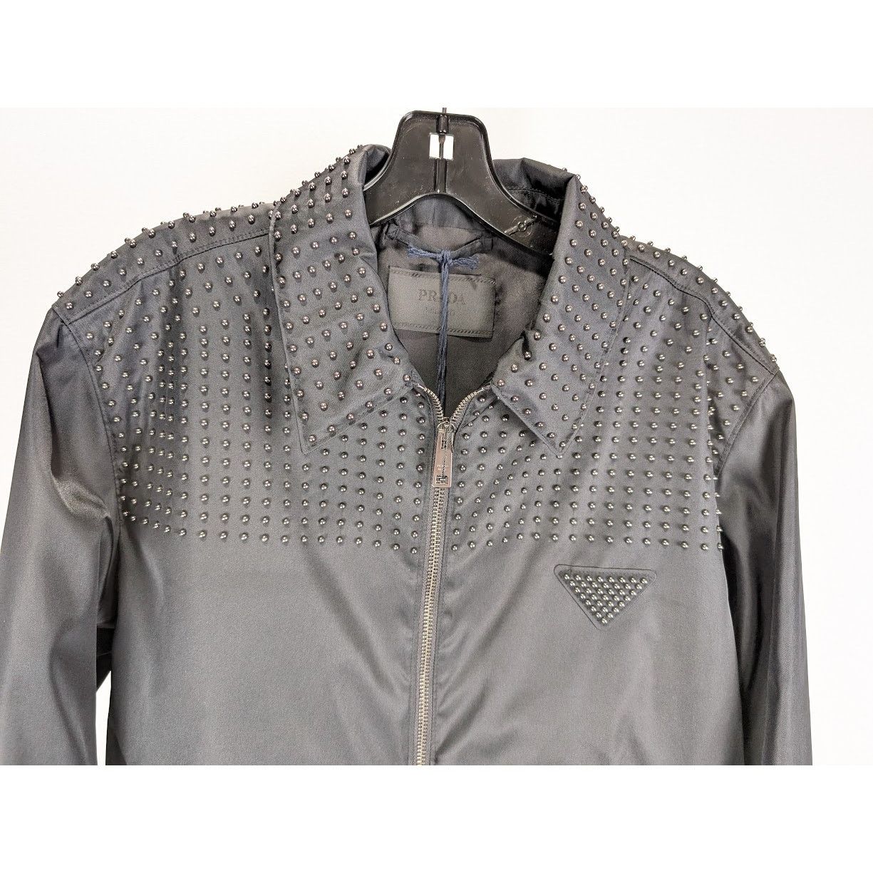 Prada o1rshd1 Re-Nylon Blouson Jacket in Nero Size US M / EU 48-50 / 2 - 5 Thumbnail