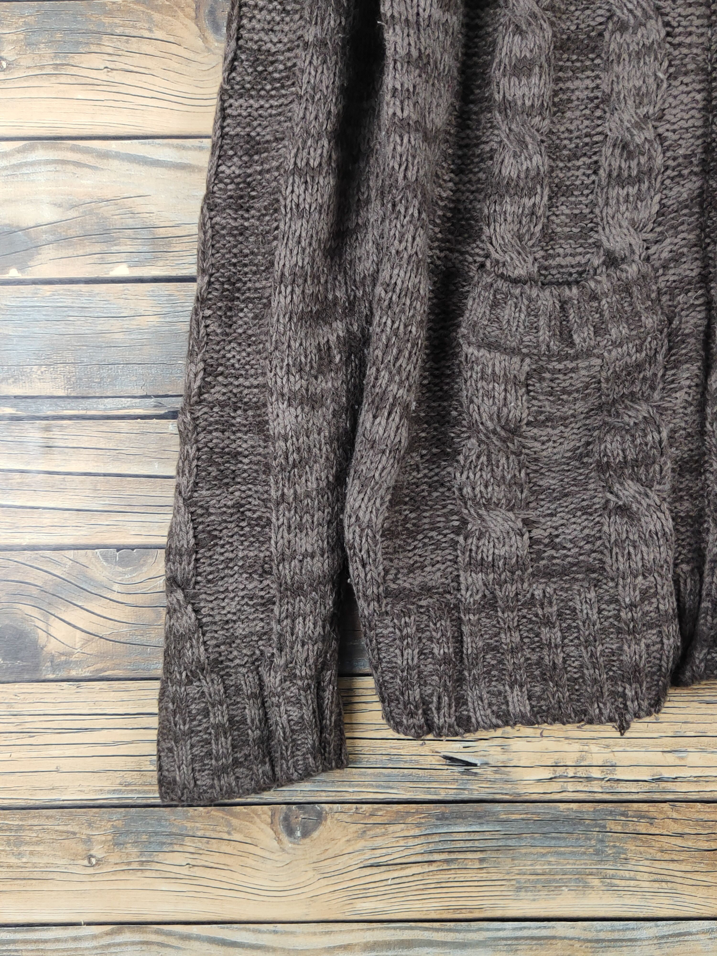 Takeo Kikuchi TK Mixpice Dark Brown Knitwear Cardigan #W1250 Size US M / EU 48-50 / 2 - 4 Thumbnail